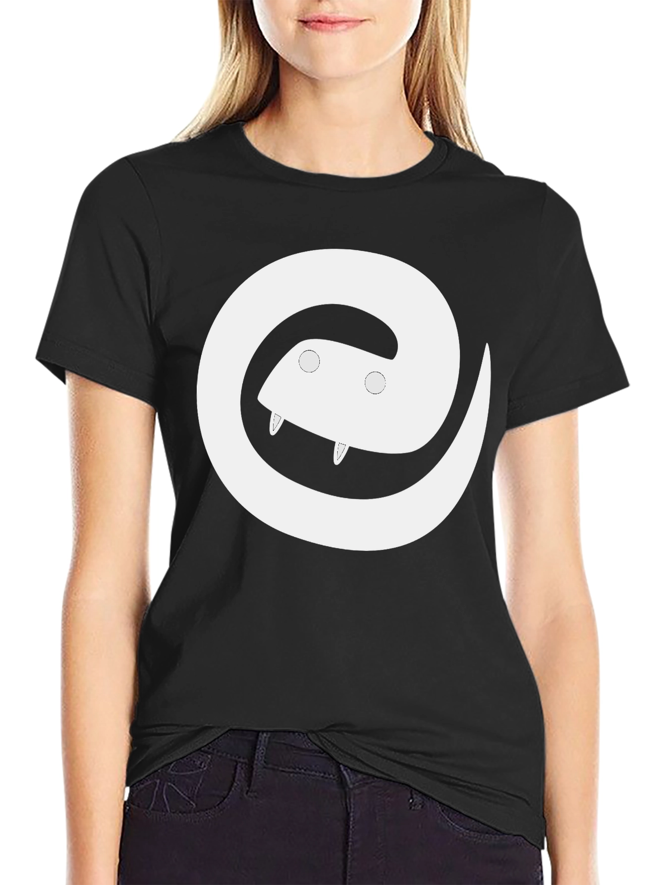 Snake Logo Black T-Shirt