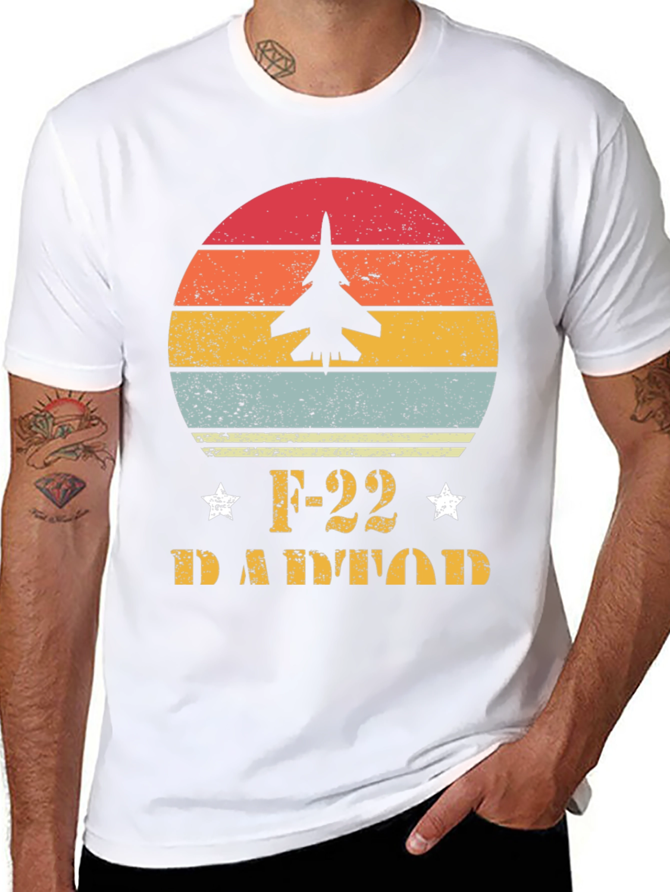 F-22 Raptor Sunset Graphic T-Shirt