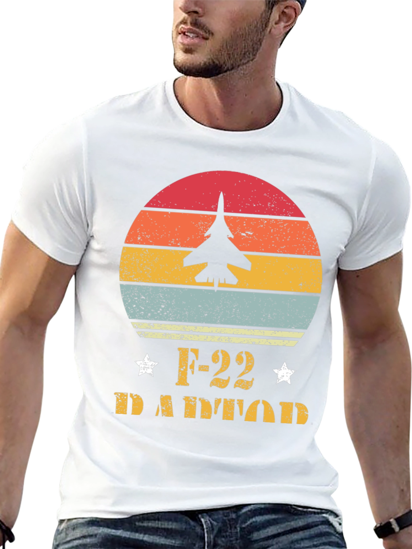 F-22 Raptor Sunset Graphic T-Shirt