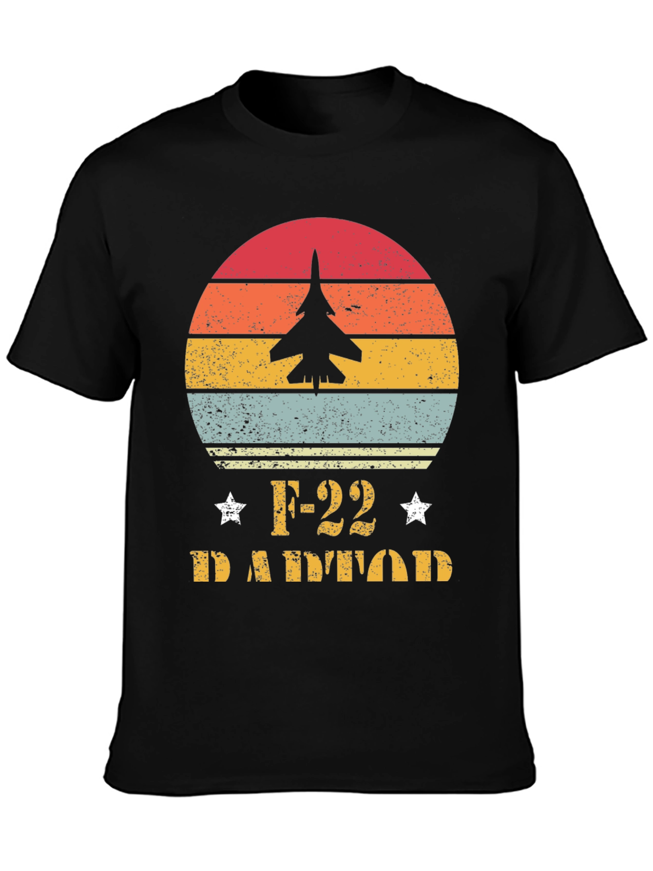 F-22 Raptor Sunset Graphic T-Shirt