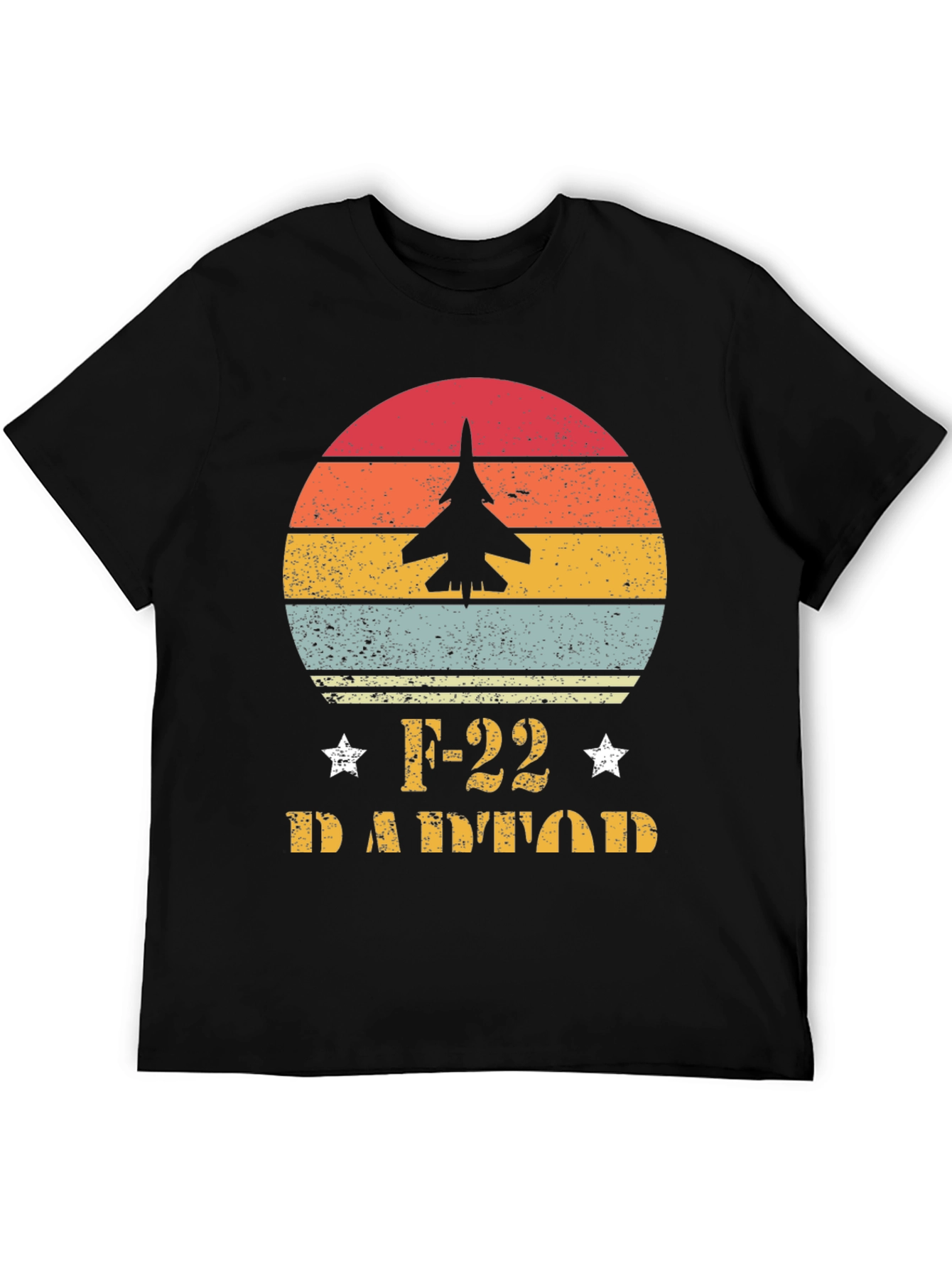 F-22 Raptor Sunset Graphic T-Shirt