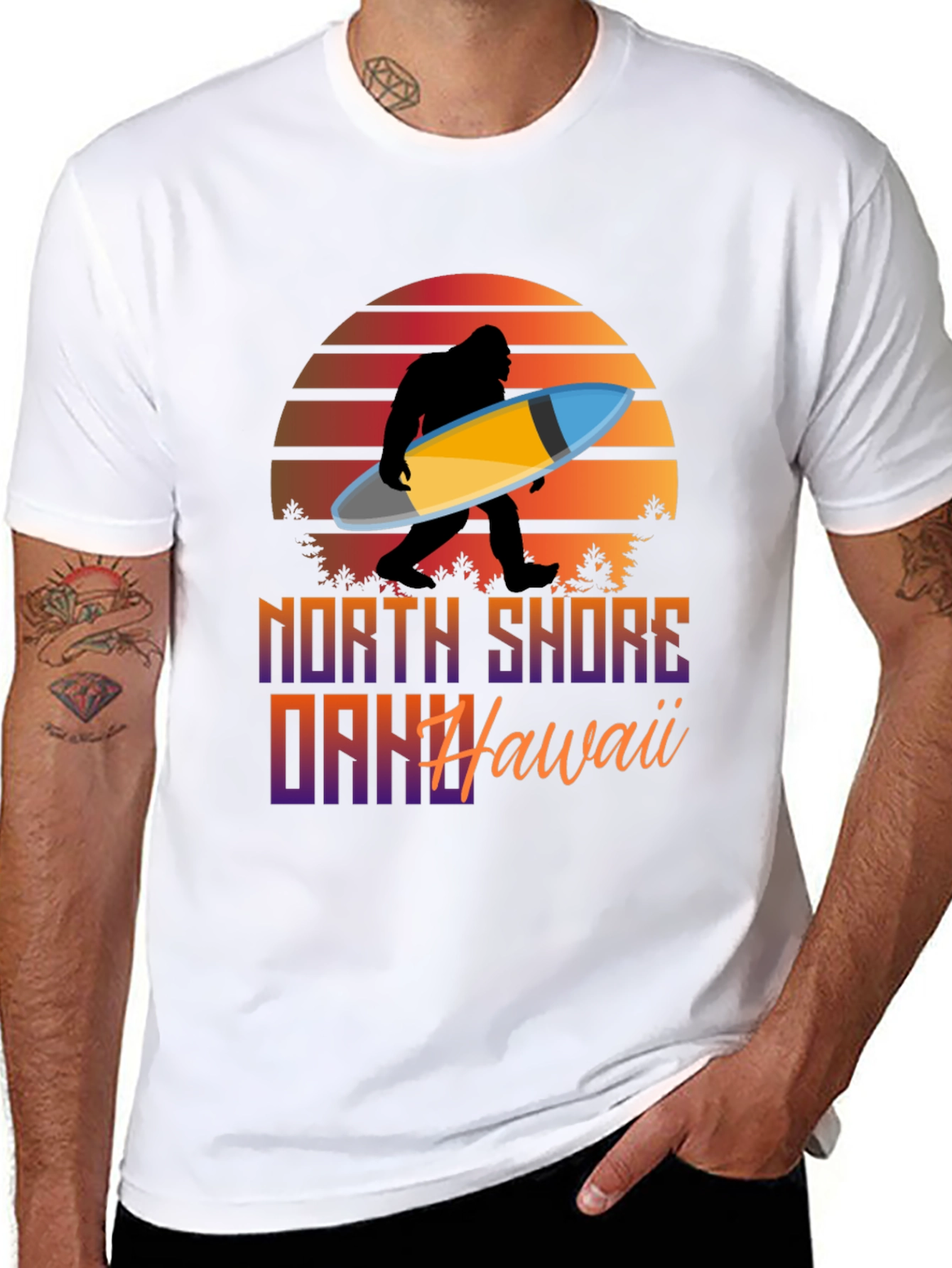North Shore Surfing Sasquatch T-Shirt