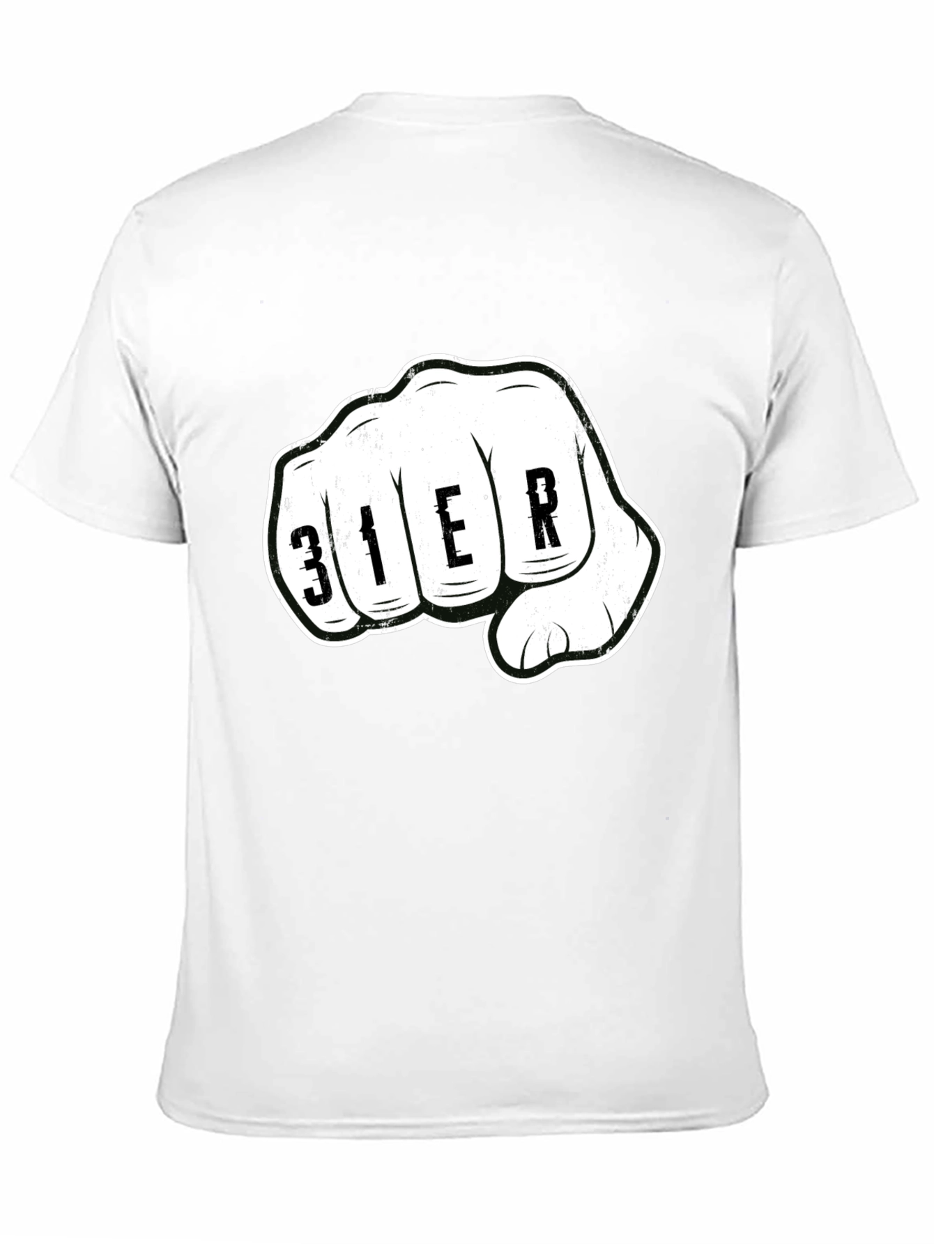 Fisted 31ER Graphic Print Black T-Shirt