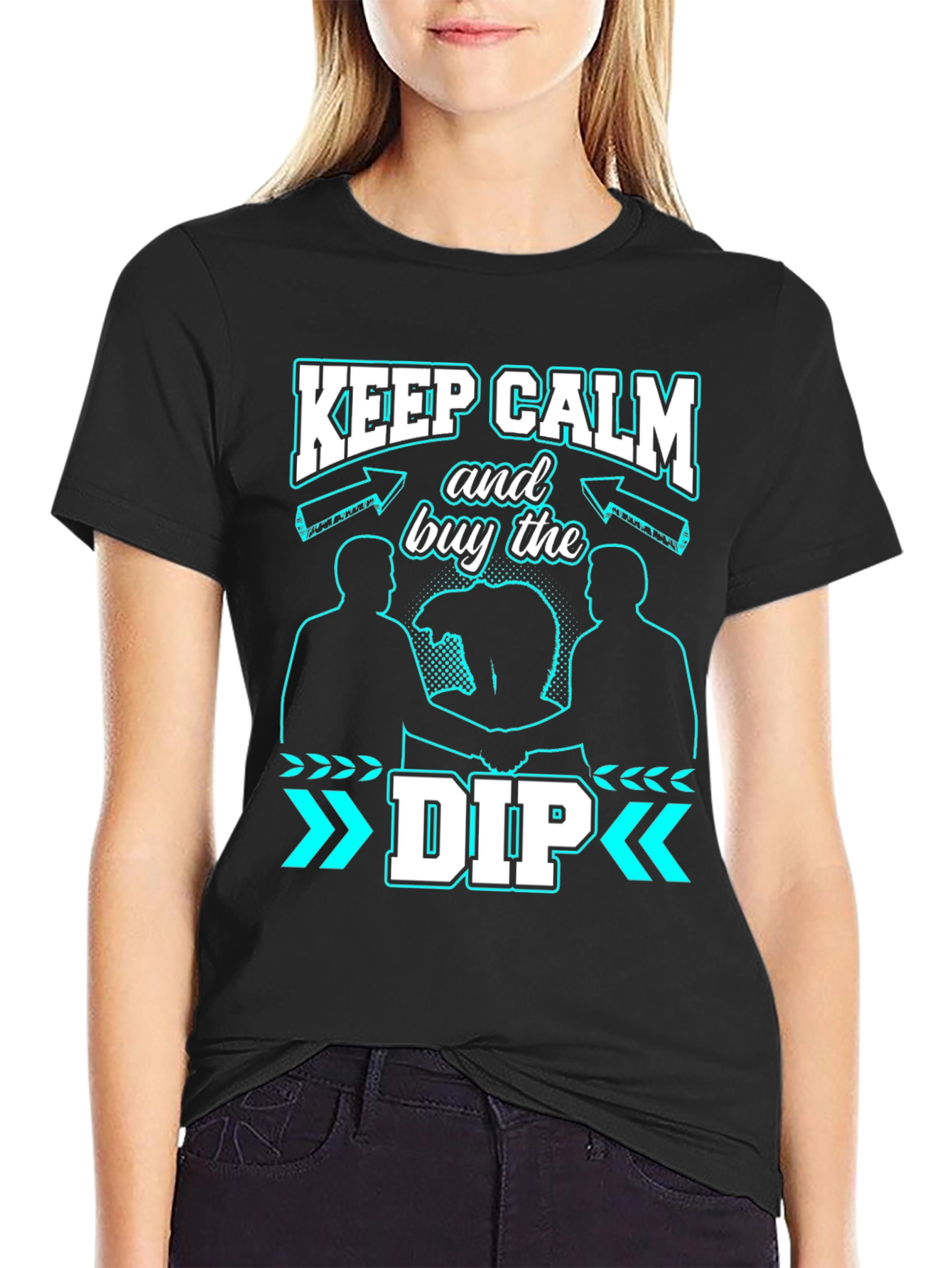 Keep Calm Buy the Dip Graphic Tee