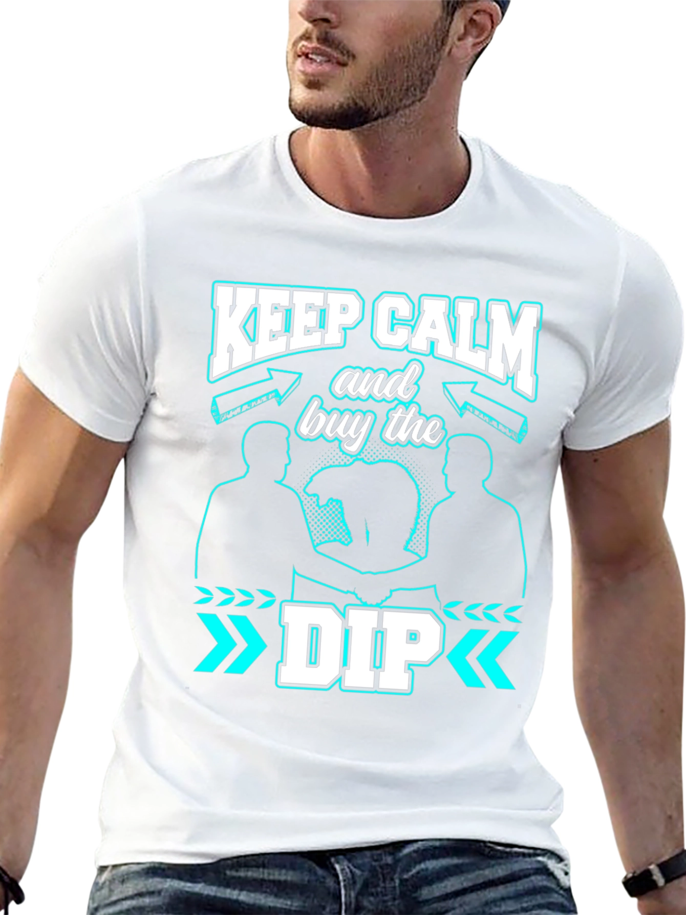Keep Calm Buy the Dip Graphic Tee