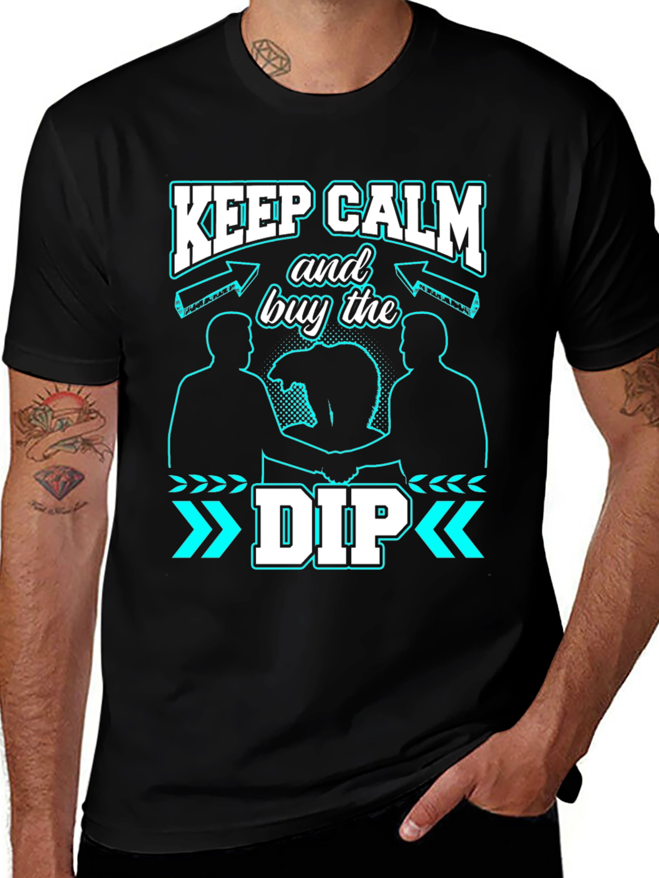 Keep Calm Buy the Dip Graphic Tee