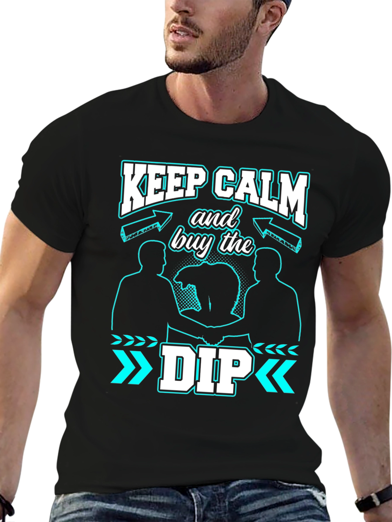 Keep Calm Buy the Dip Graphic Tee