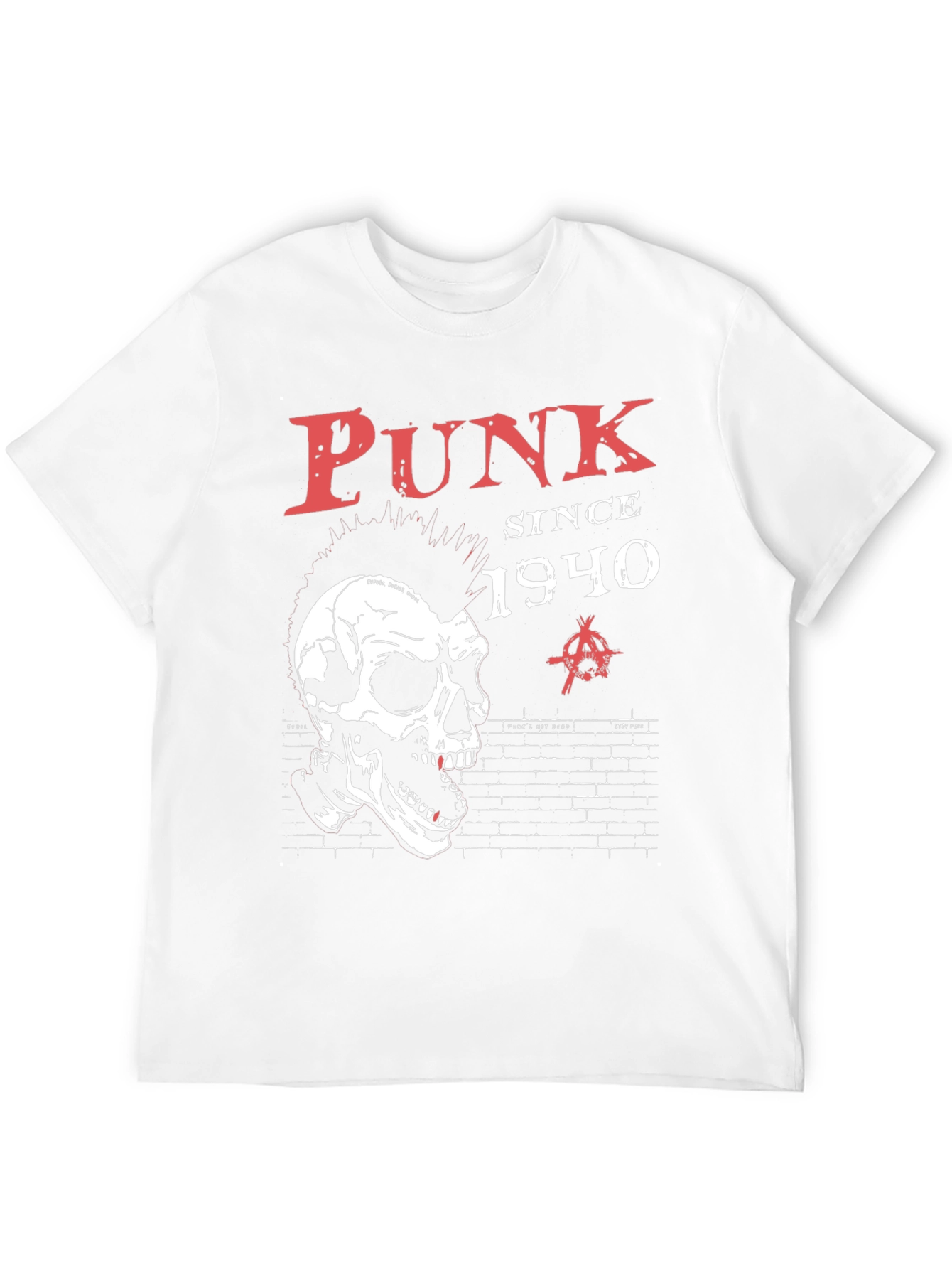 Punk Since 1940 Skull Graphic T-Shirt