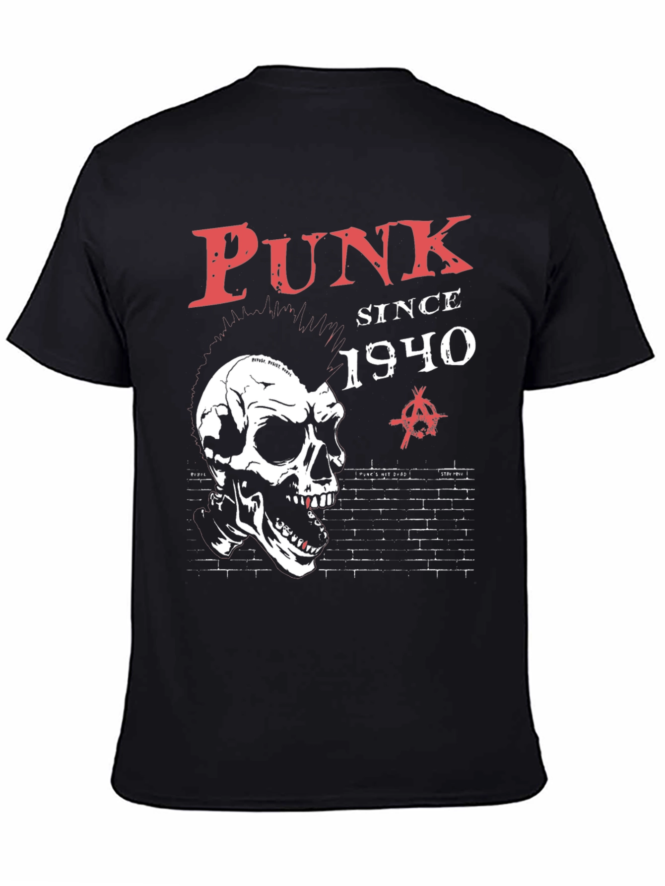 Punk Since 1940 Skull Graphic T-Shirt