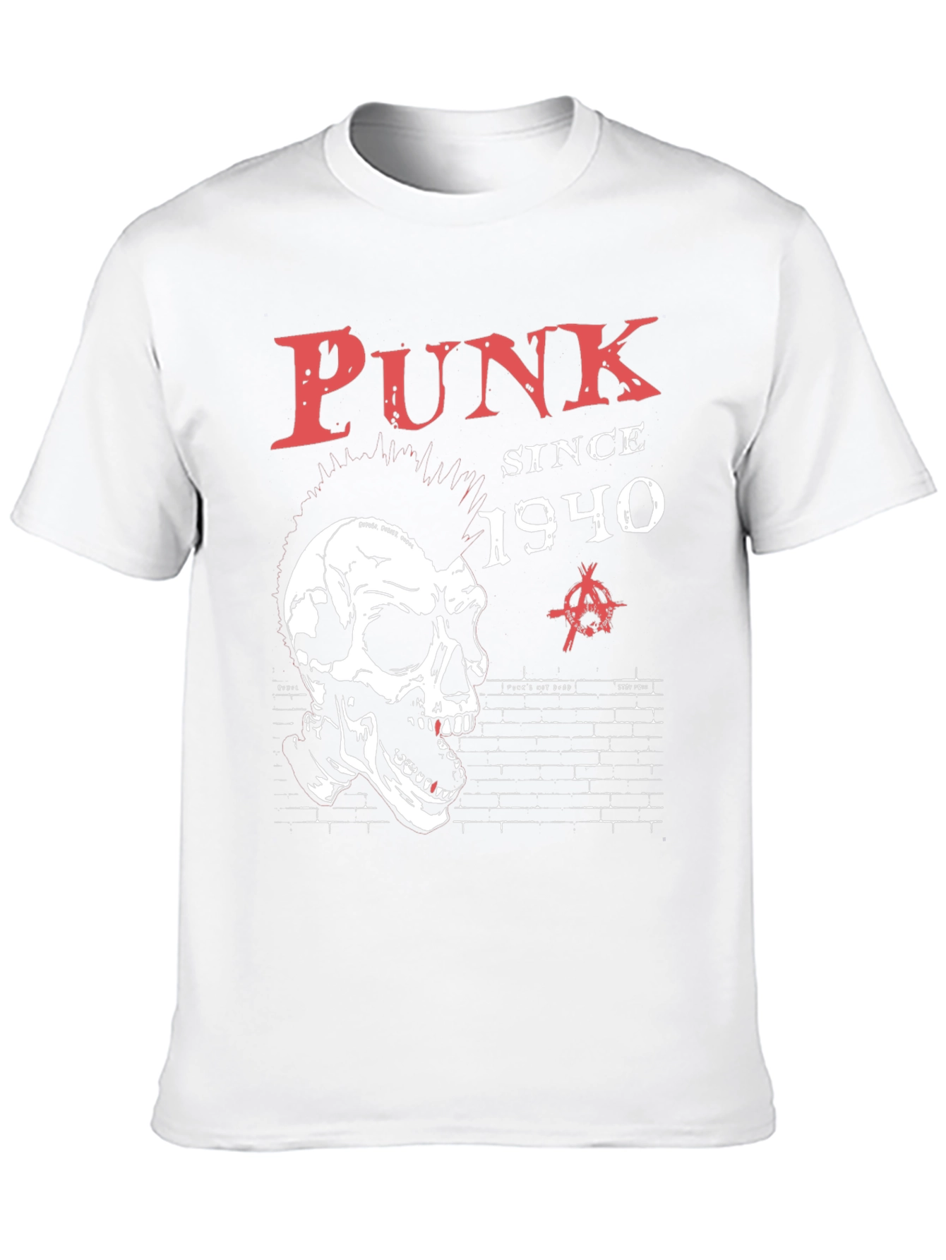 Punk Since 1940 Skull Graphic T-Shirt