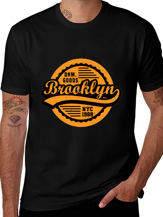 Brooklyn Graphic Tee - Vintage Style