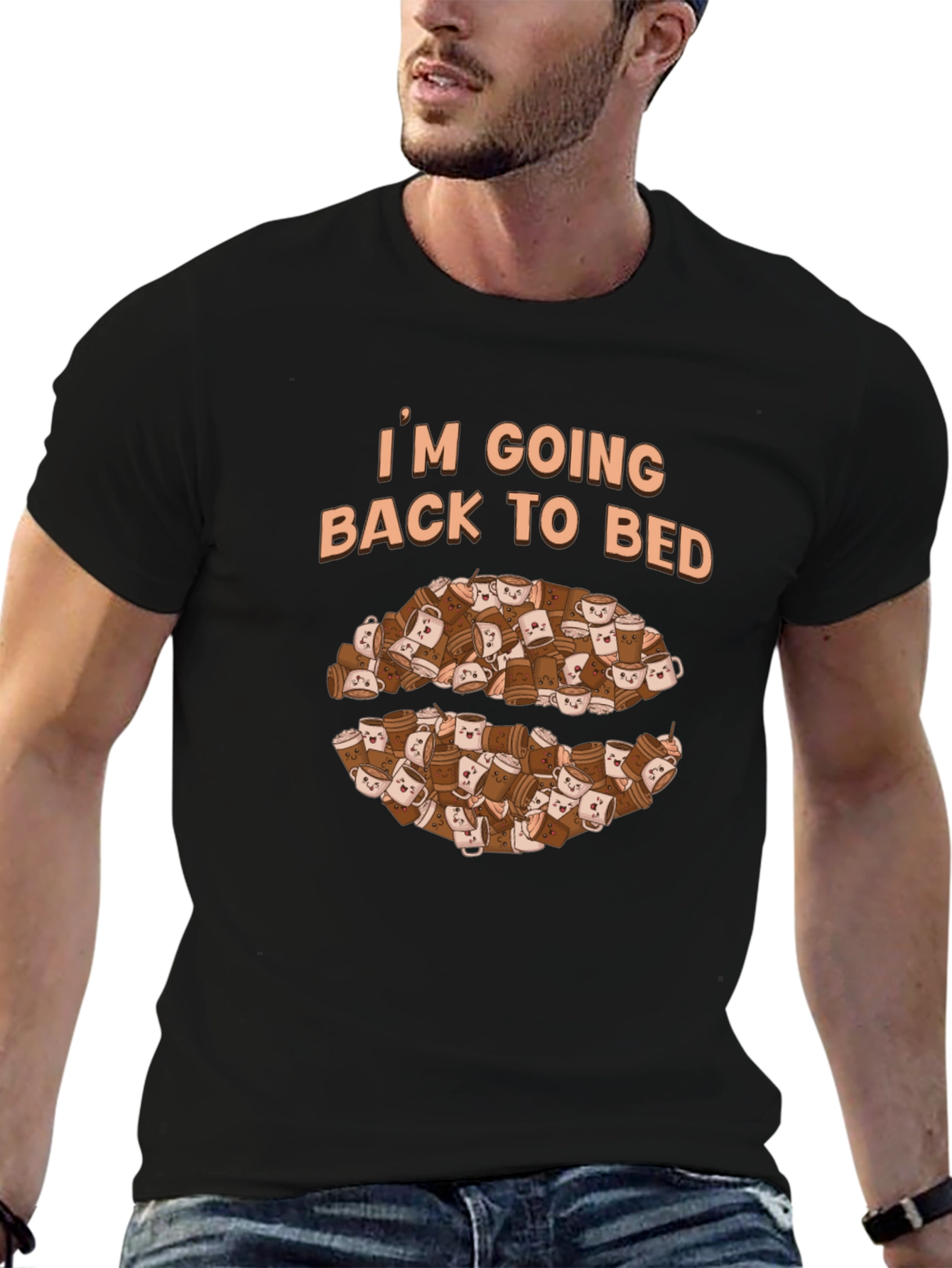 Im Going Back to Bed Coffee Cup T-Shirt