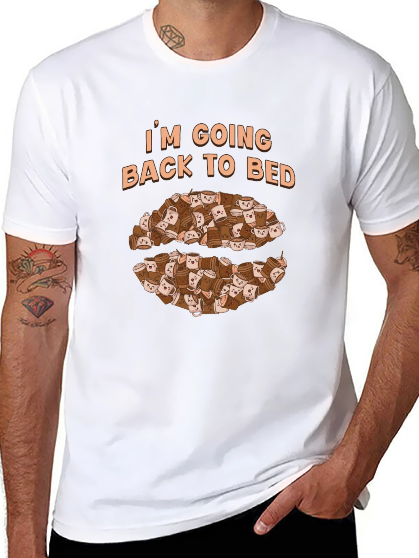 Im Going Back to Bed Coffee Cup T-Shirt