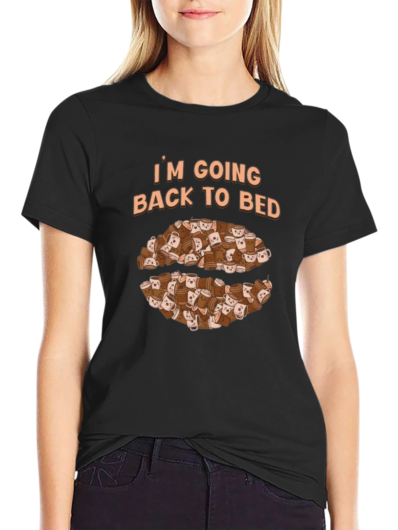 Im Going Back to Bed Coffee Cup T-Shirt