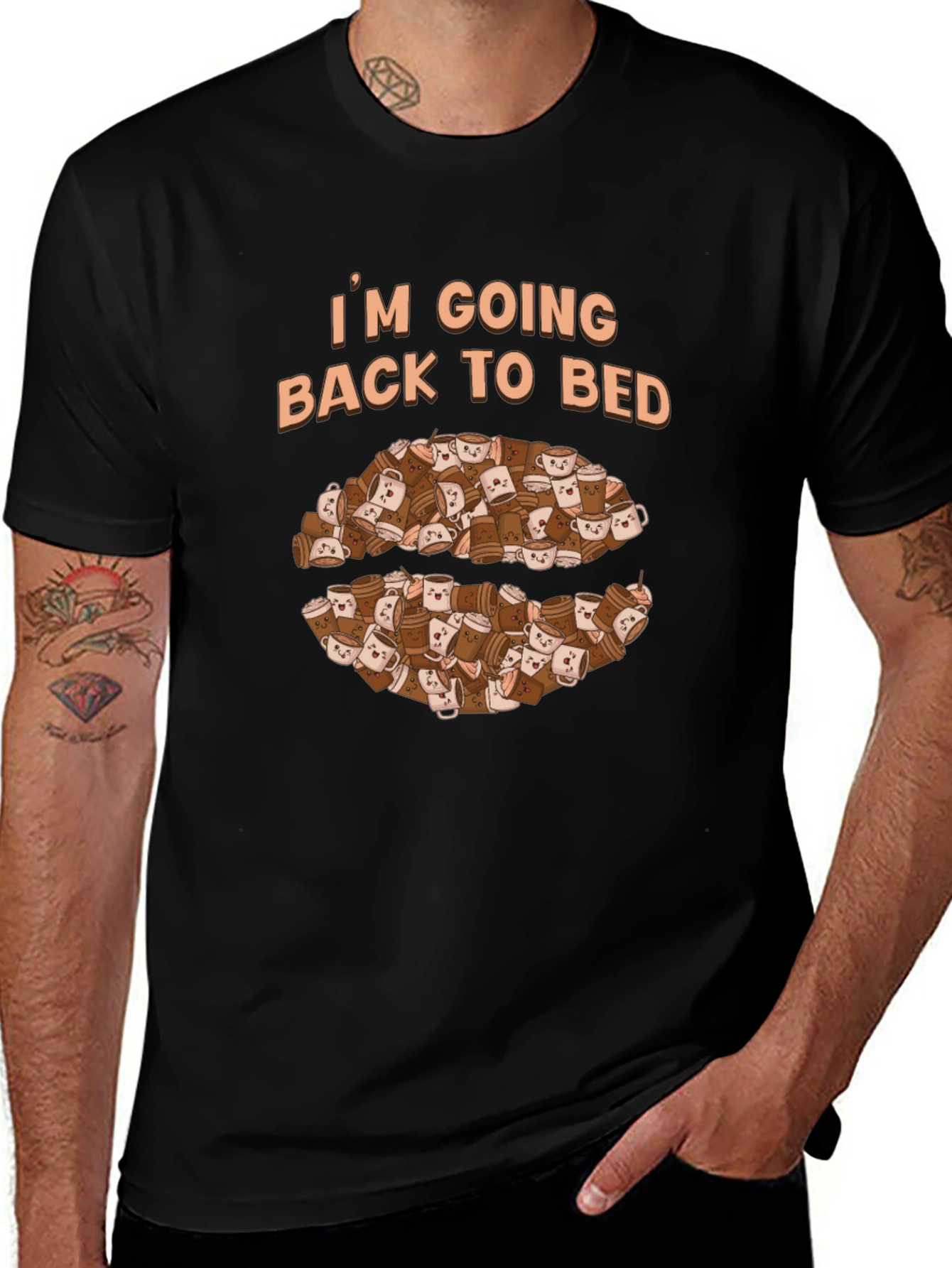 Im Going Back to Bed Coffee Cup T-Shirt