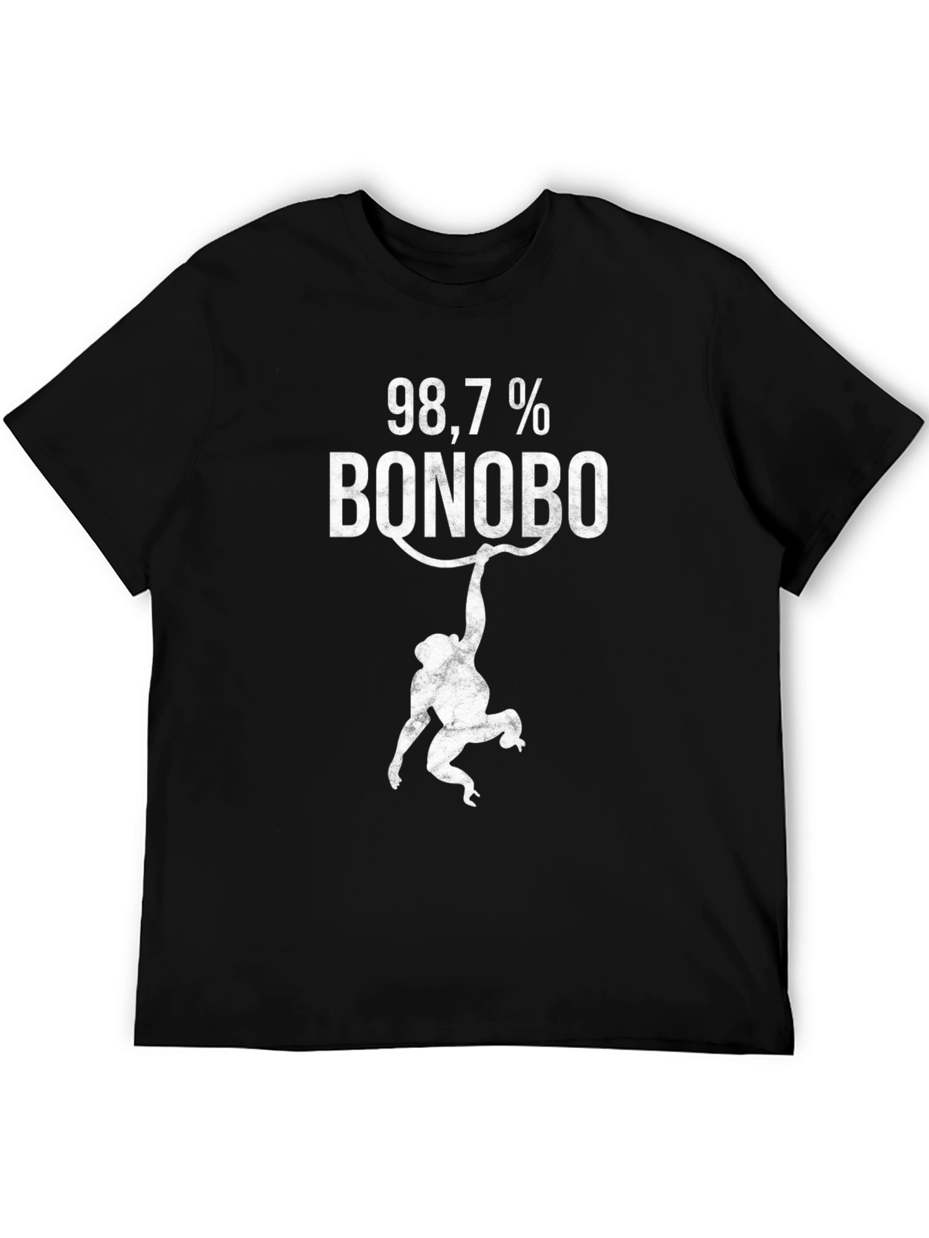 98.7% Bonobo Graphic Tee - Funny Ape T-Shirt