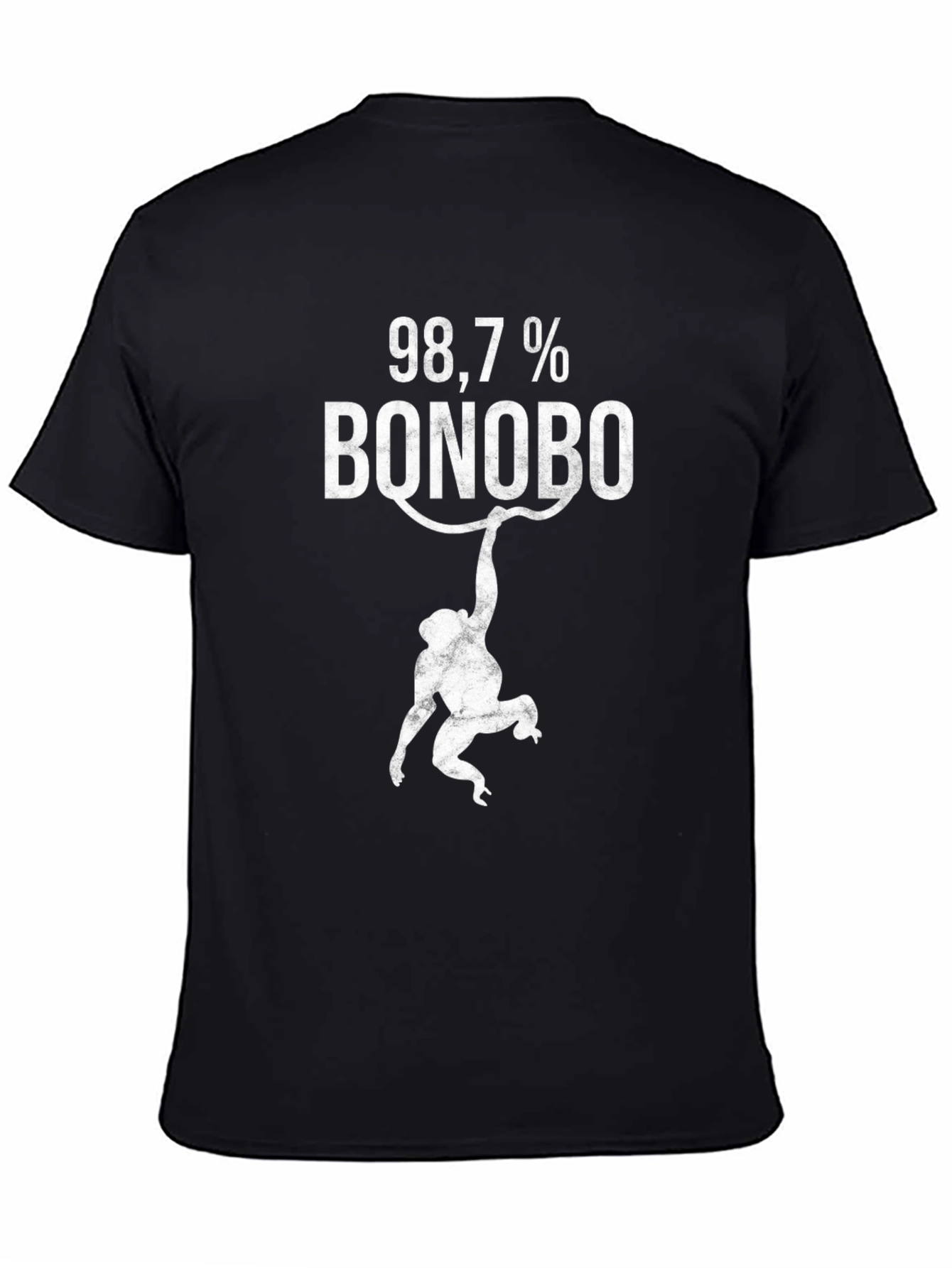 98.7% Bonobo Graphic Tee - Funny Ape T-Shirt