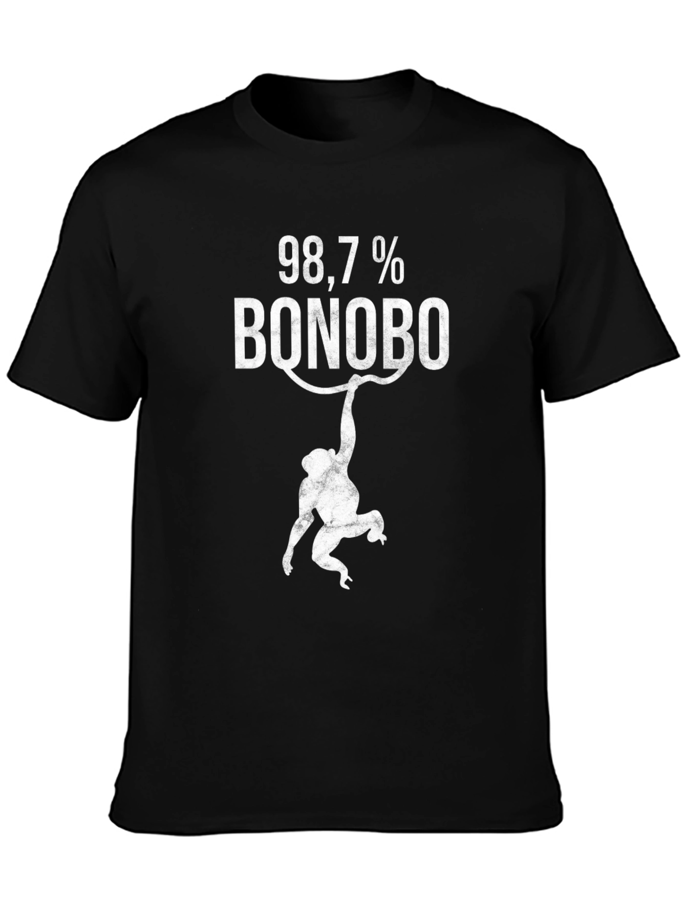 98.7% Bonobo Graphic Tee - Funny Ape T-Shirt