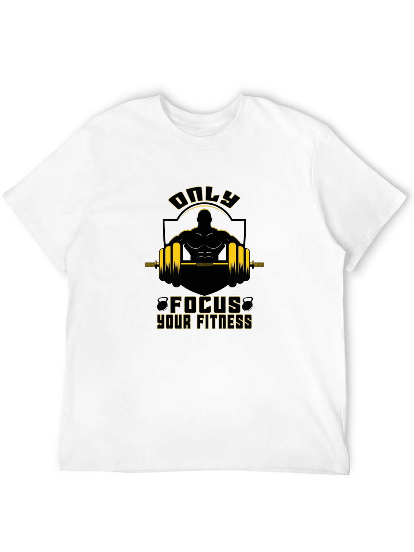 Focus Your Fitness Graphic T-Shirt - Black