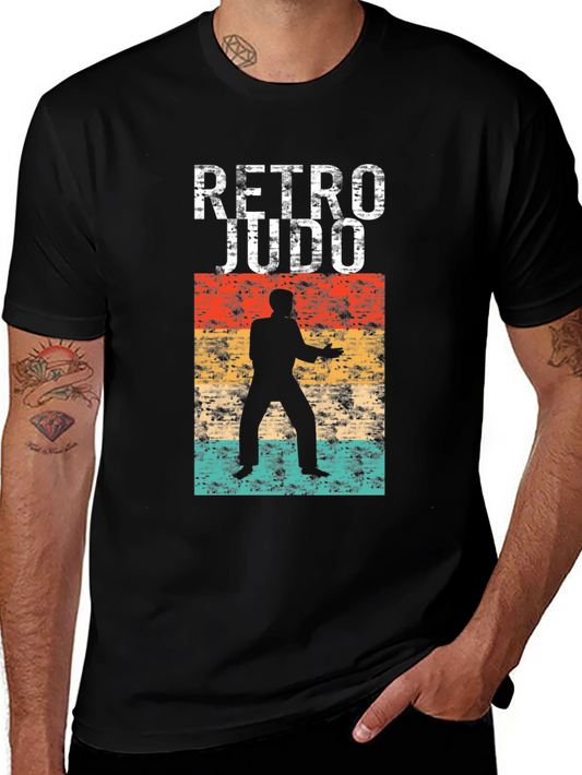 Retro Judo Graphic Tee - Martial Arts T-Shirt