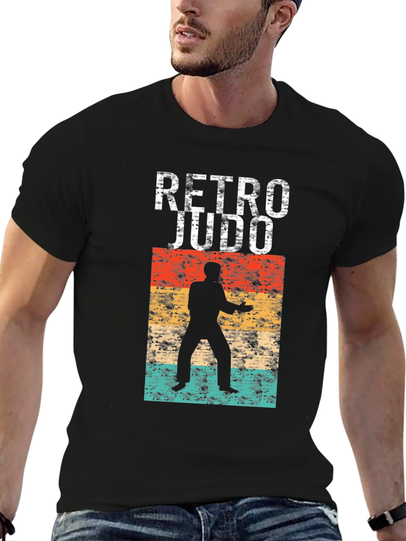 Retro Judo Graphic Tee - Martial Arts T-Shirt