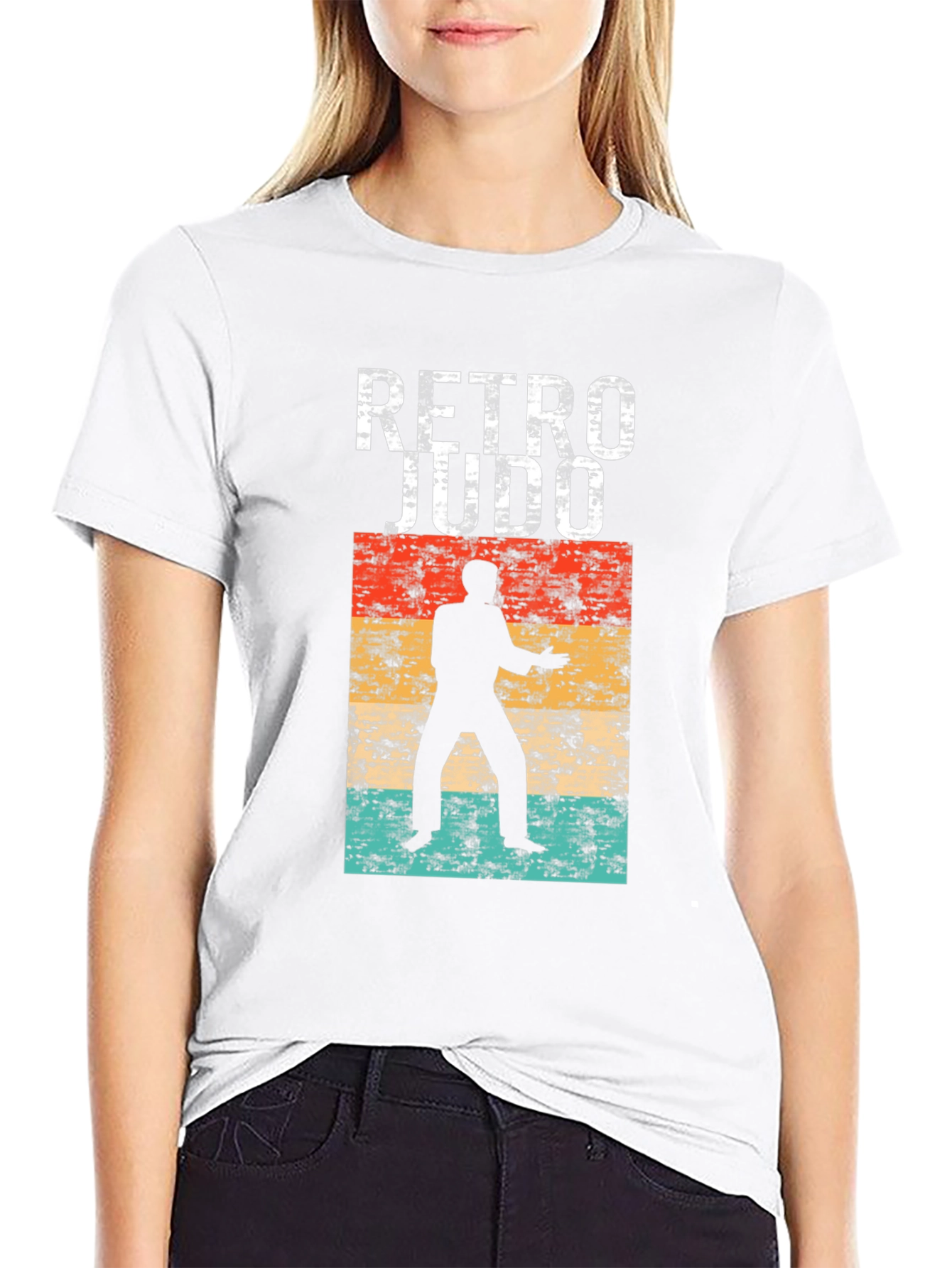 Retro Judo Graphic Tee - Martial Arts T-Shirt