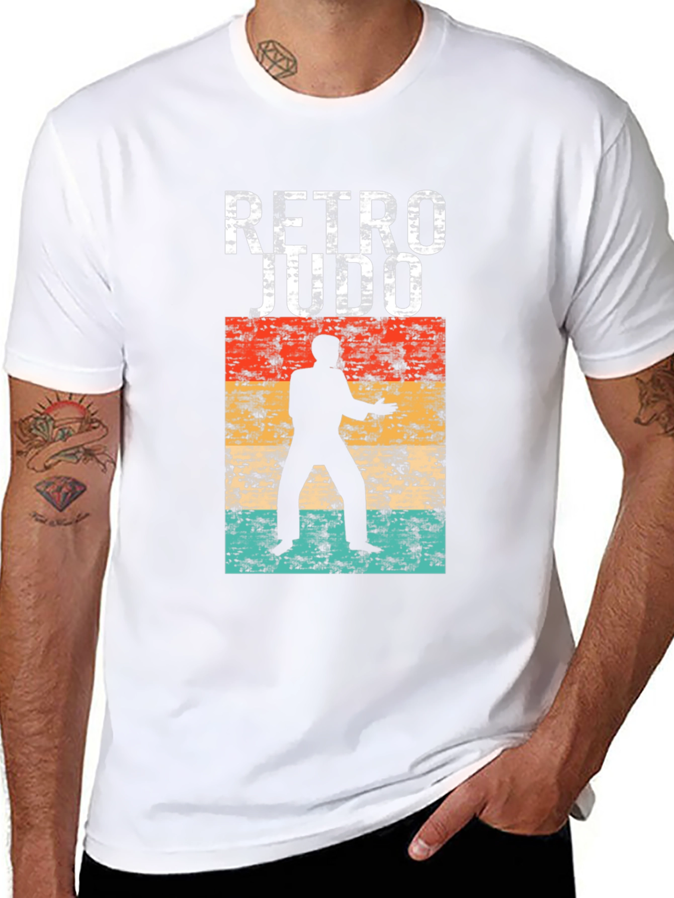 Retro Judo Graphic Tee - Martial Arts T-Shirt