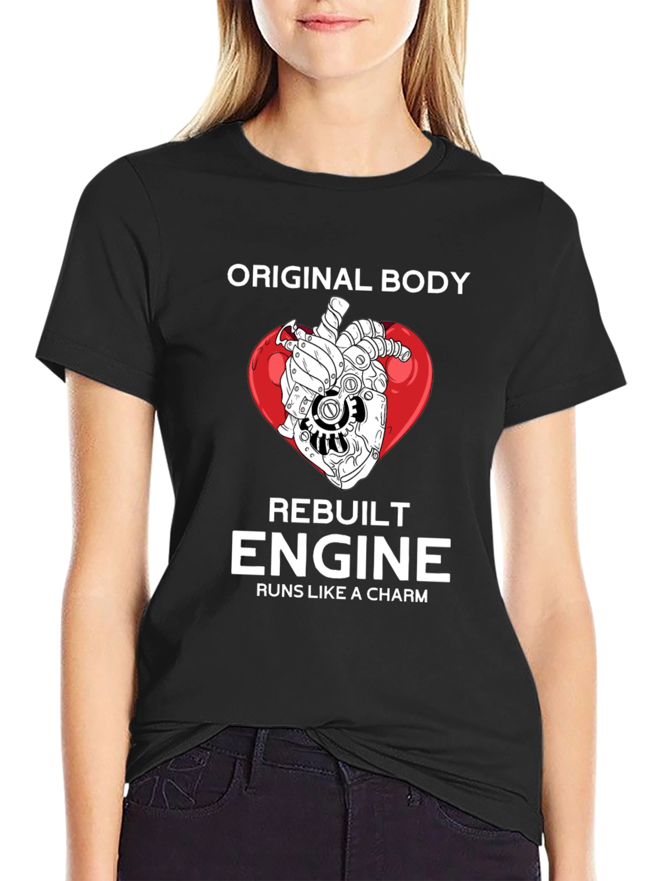 Original Body Rebuilt Engine Graphic T-Shirt