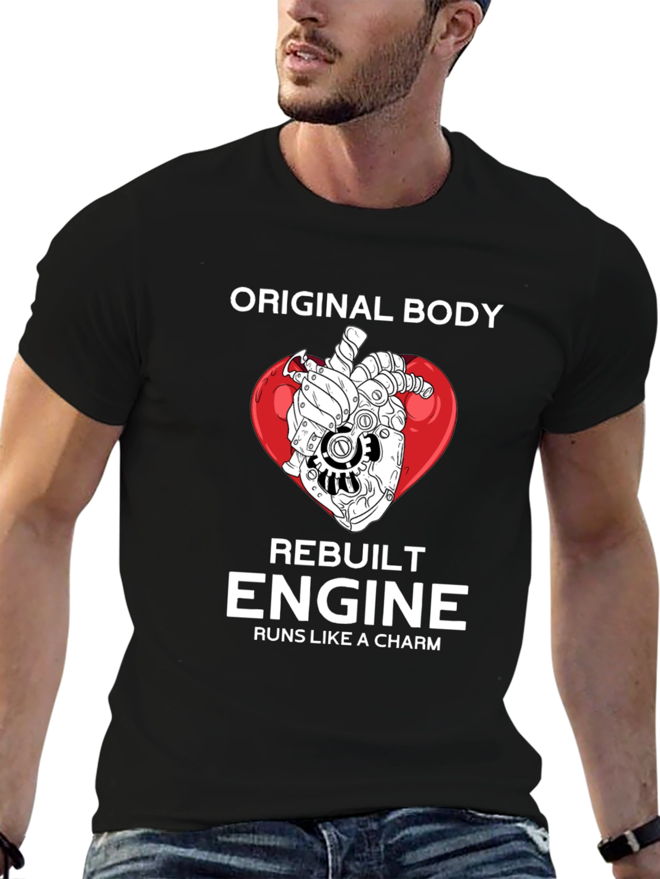 Original Body Rebuilt Engine Graphic T-Shirt