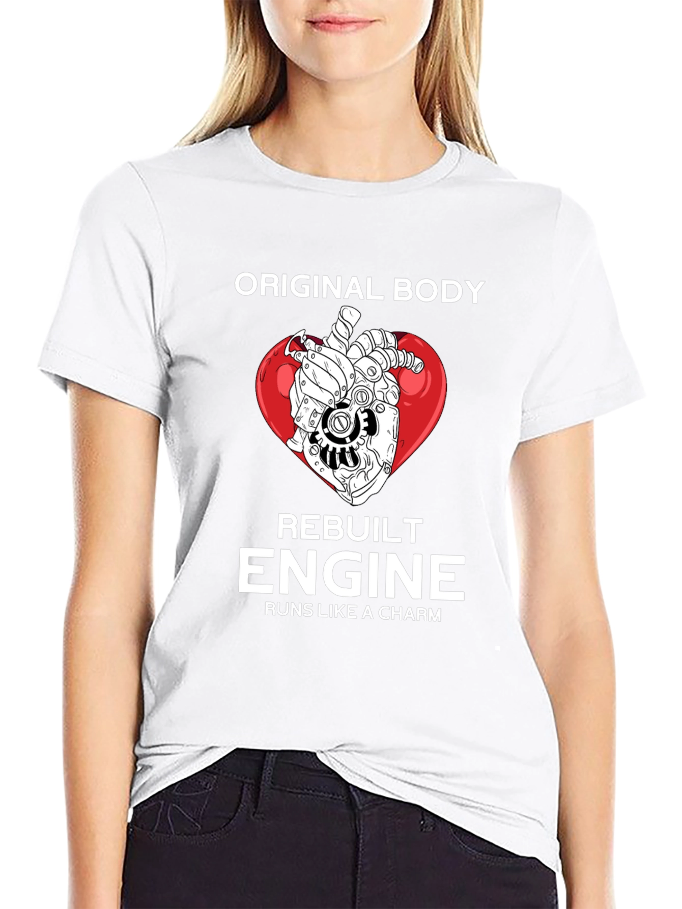Original Body Rebuilt Engine Graphic T-Shirt