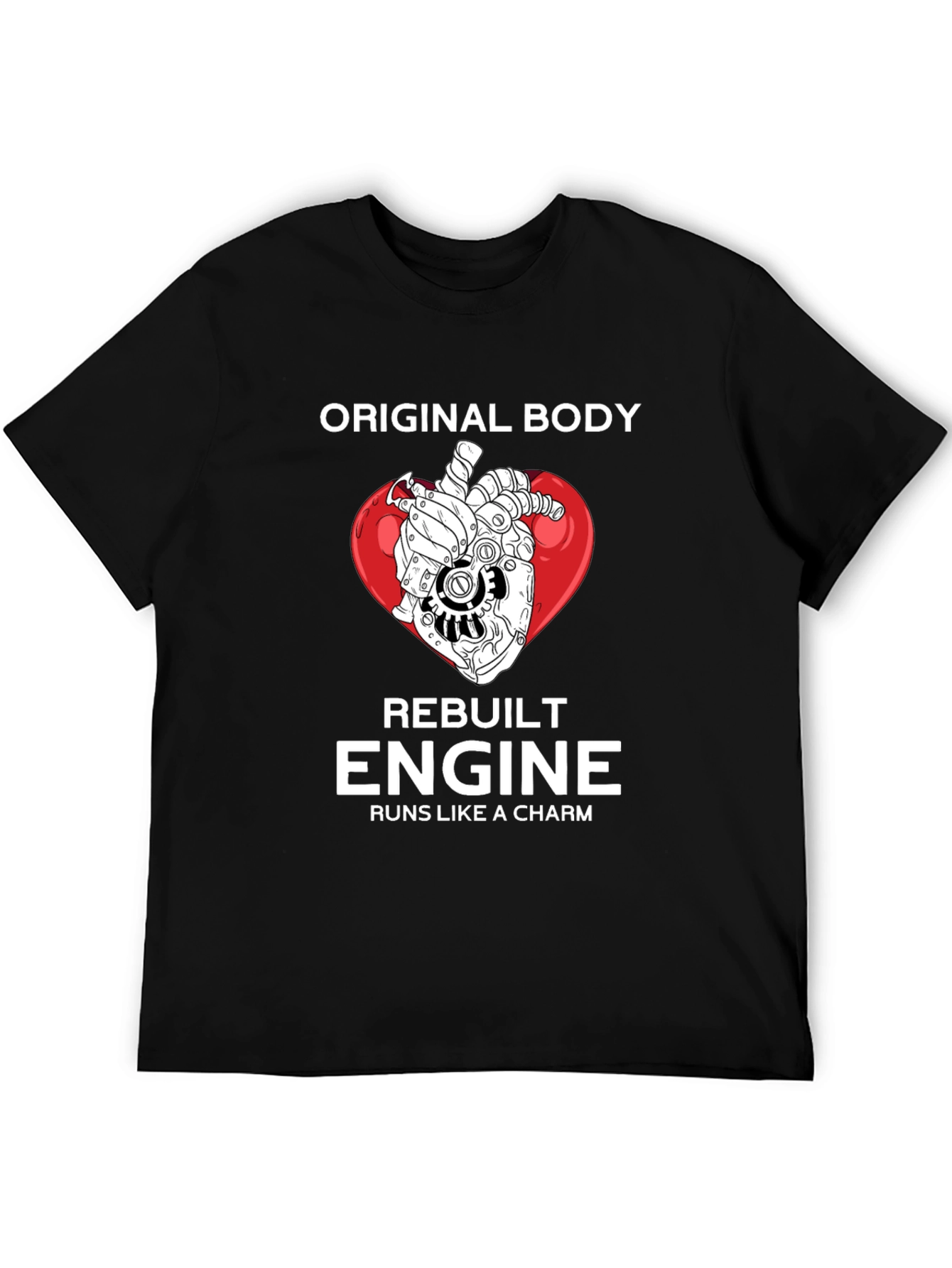 Original Body Rebuilt Engine Graphic T-Shirt