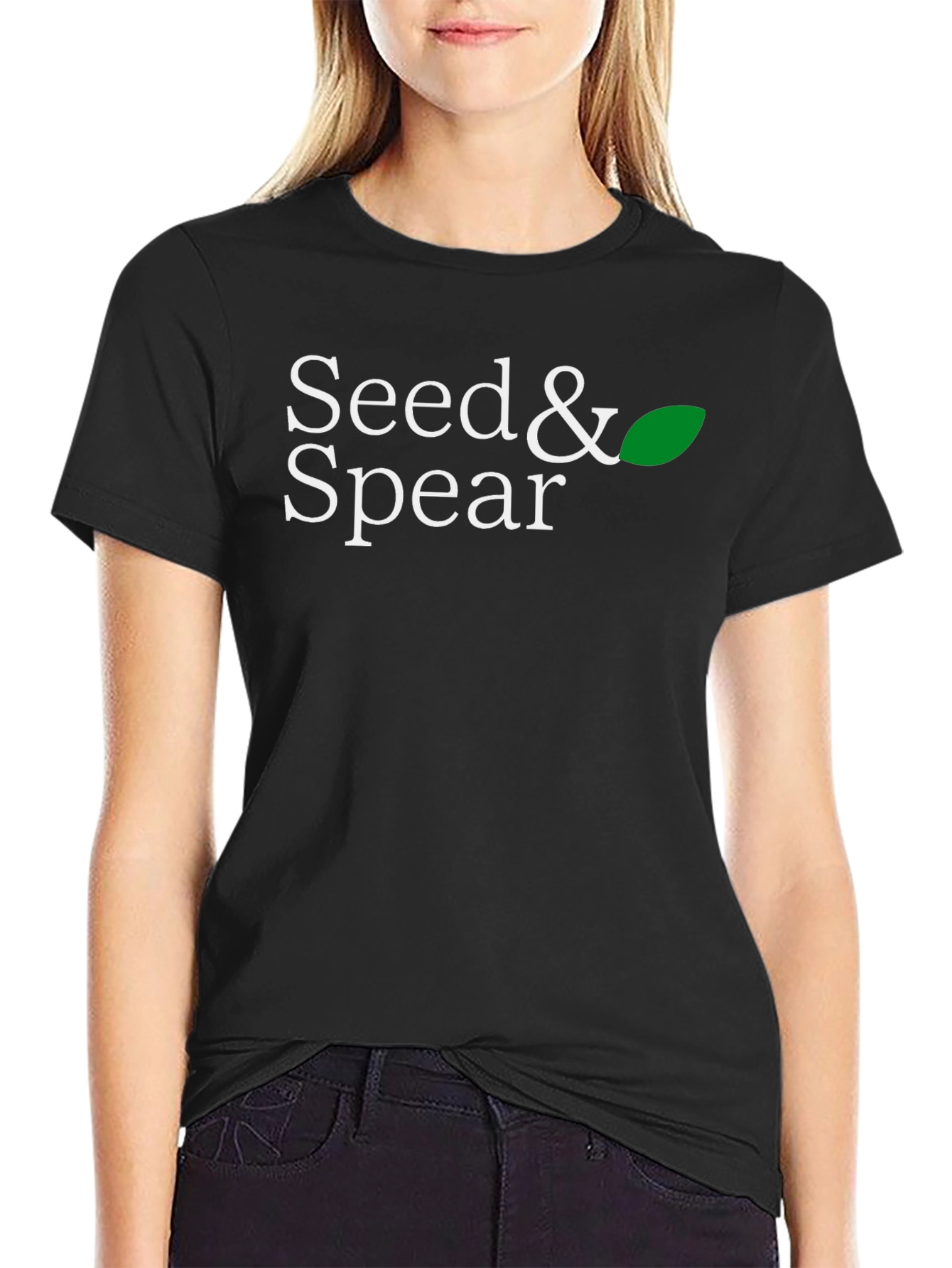 Seed & Spear Black Graphic T-Shirt