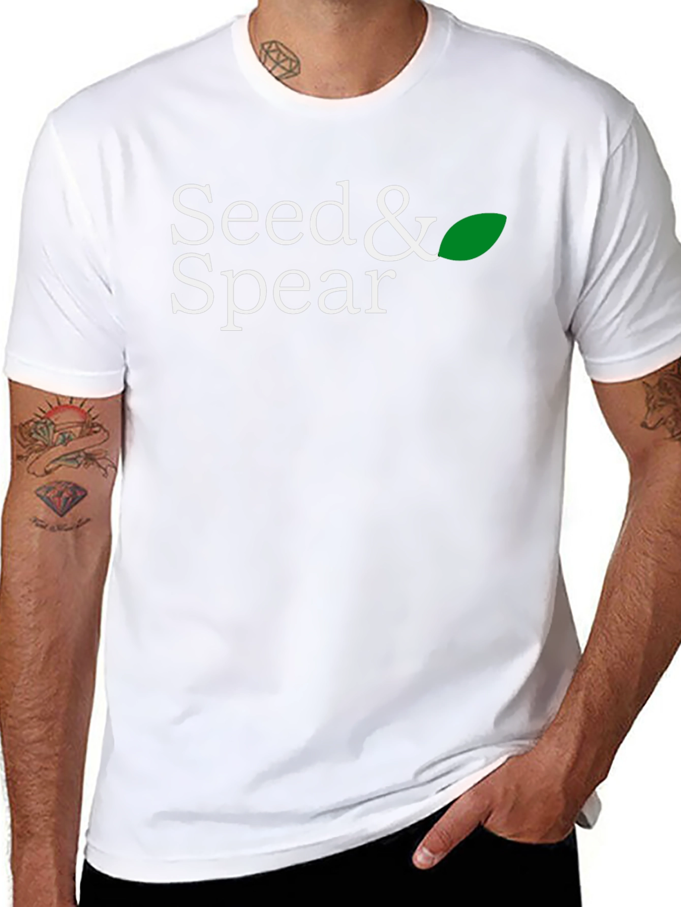 Seed & Spear Black Graphic T-Shirt