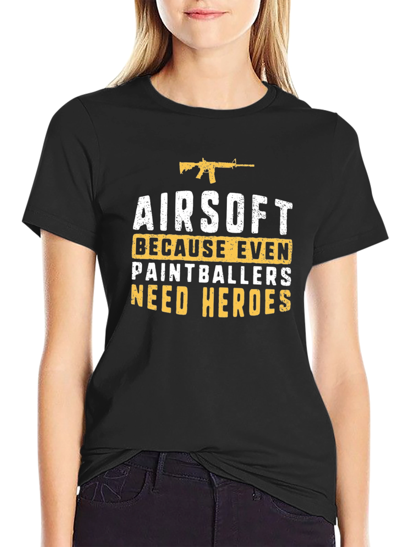 Airsoft Heroes Graphic Tee - Paintball Humor