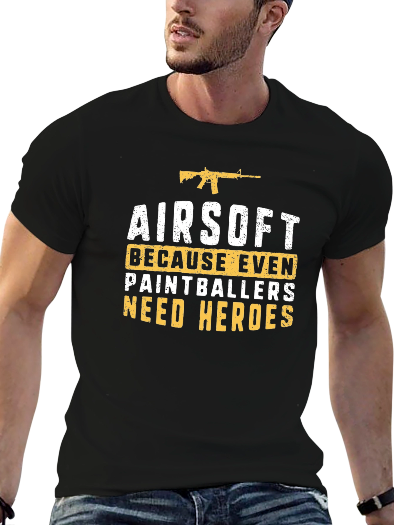 Airsoft Heroes Graphic Tee - Paintball Humor