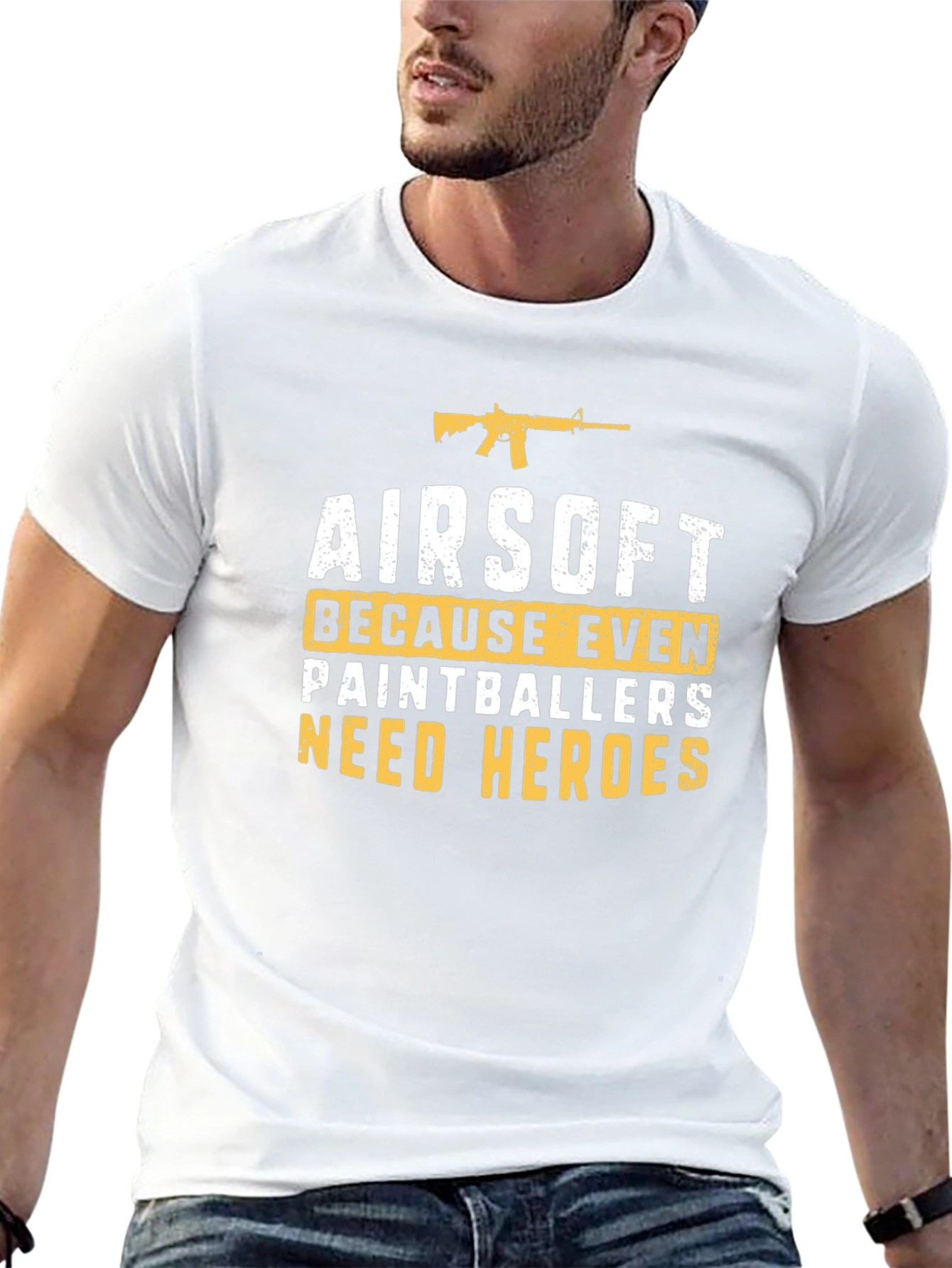 Airsoft Heroes Graphic Tee - Paintball Humor