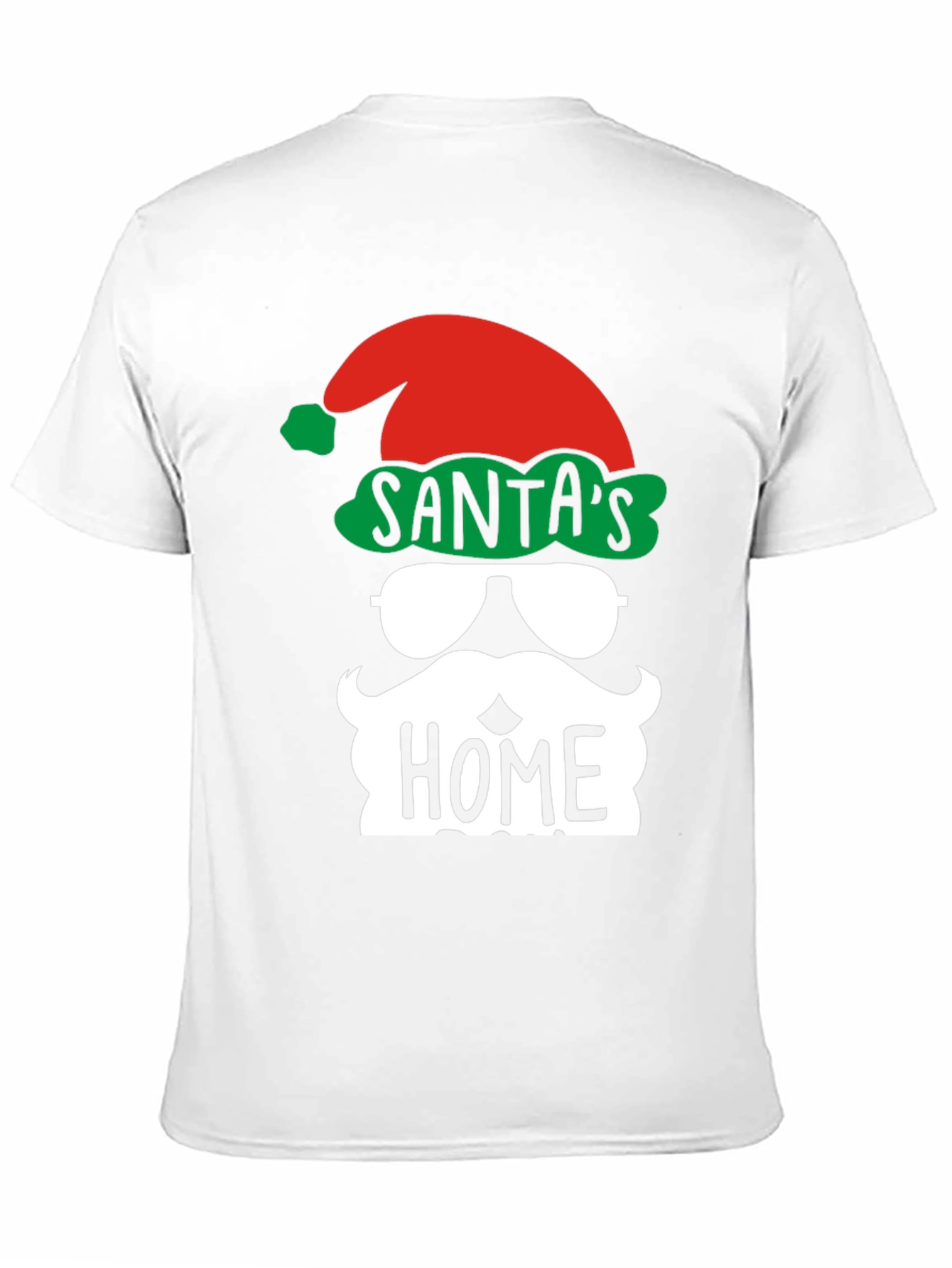 Santas Home Christmas T-Shirt