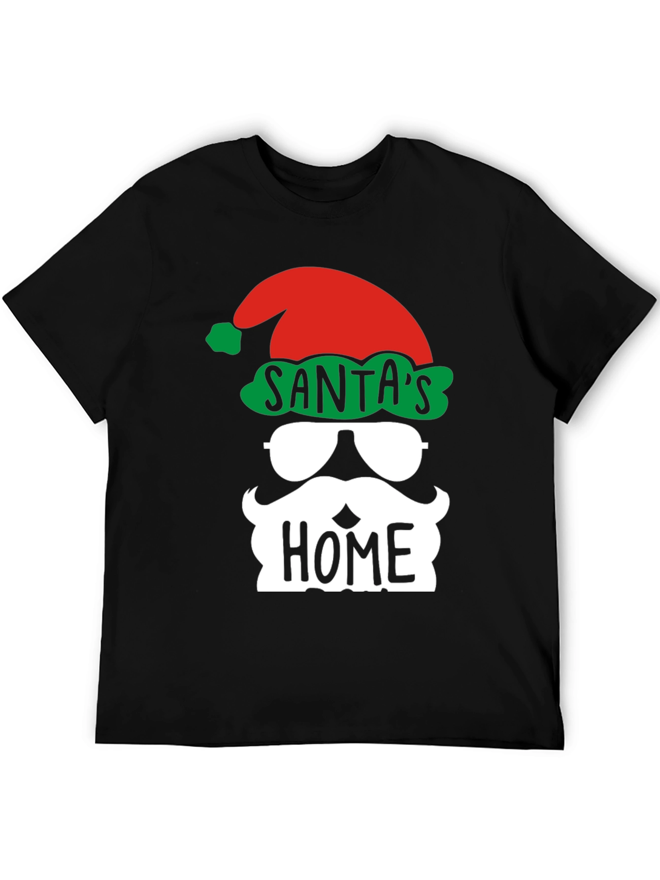 Santas Home Christmas T-Shirt