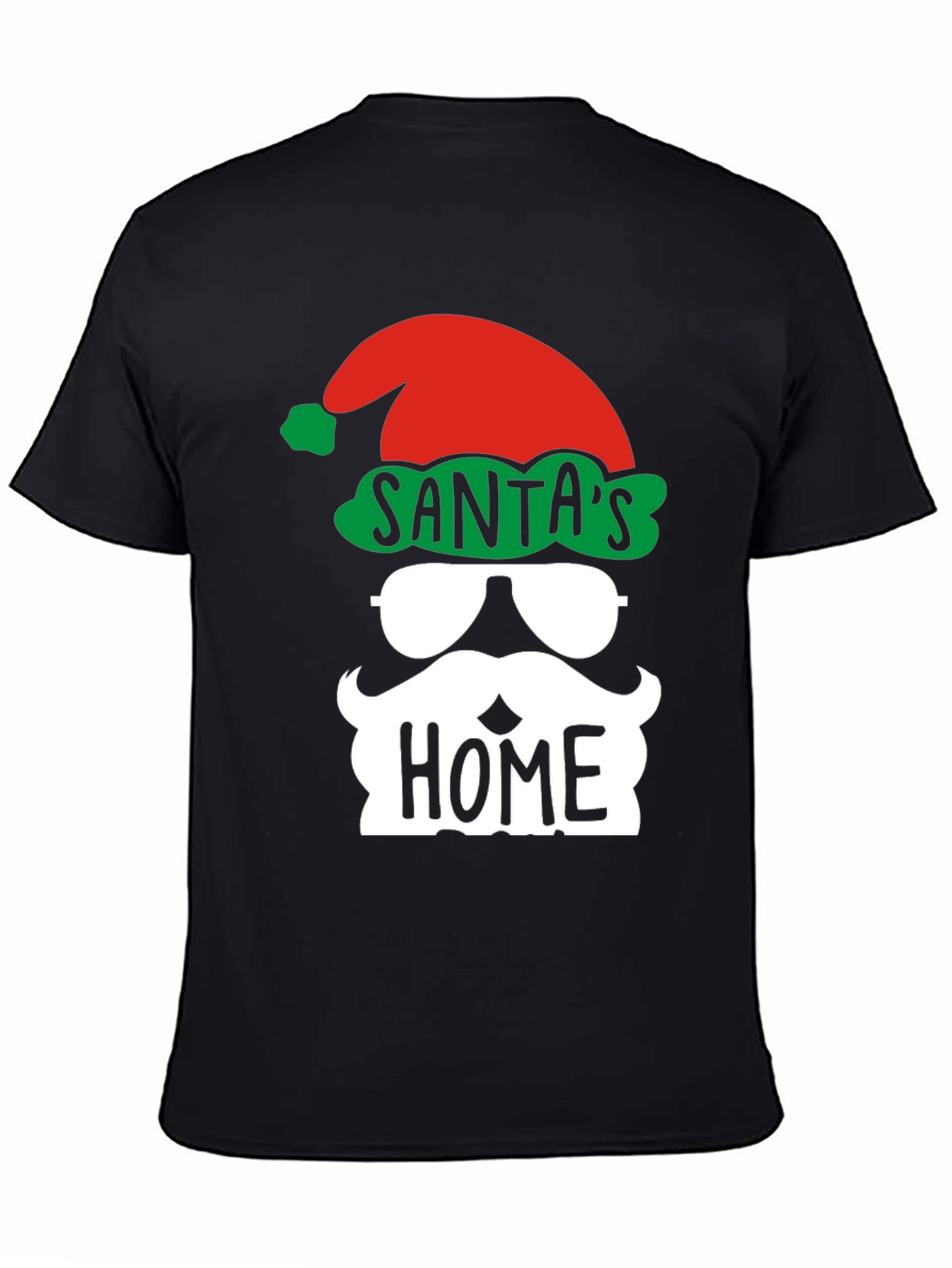 Santas Home Christmas T-Shirt