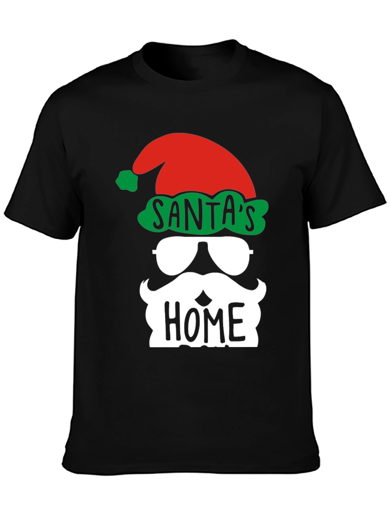 Santas Home Christmas T-Shirt