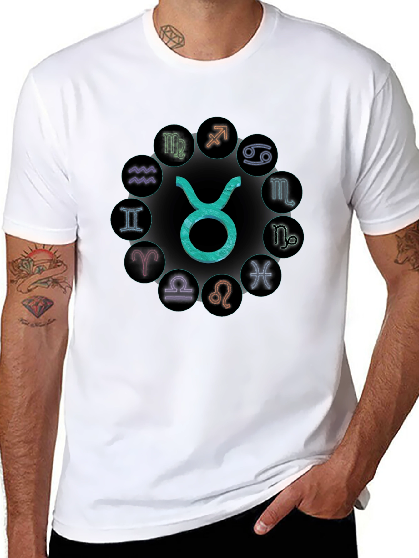 Zodiac Sign T-Shirt - Taurus Astrology Tee