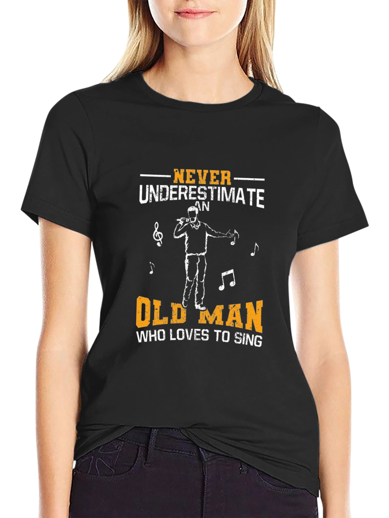 Never Underestimate an Old Man T-Shirt