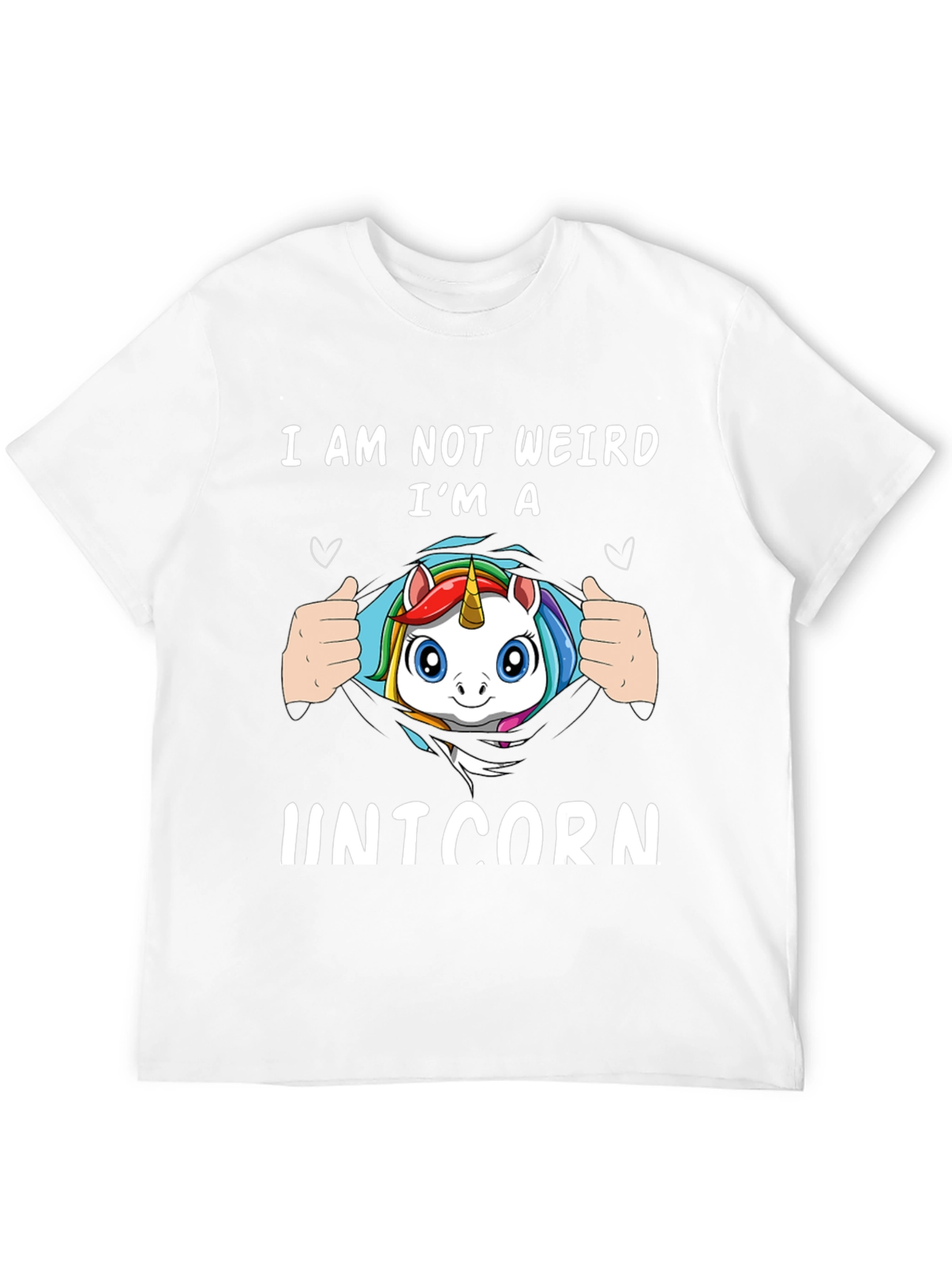 Im a Unicorn Black T-Shirt