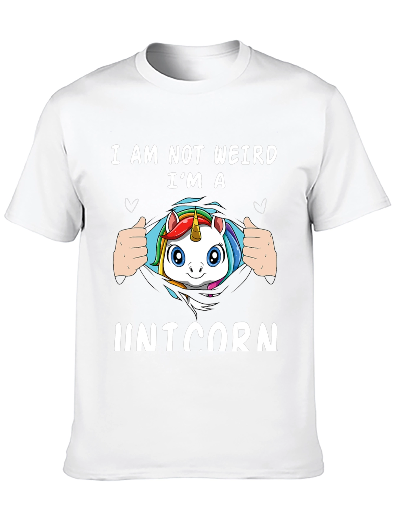Im a Unicorn Black T-Shirt