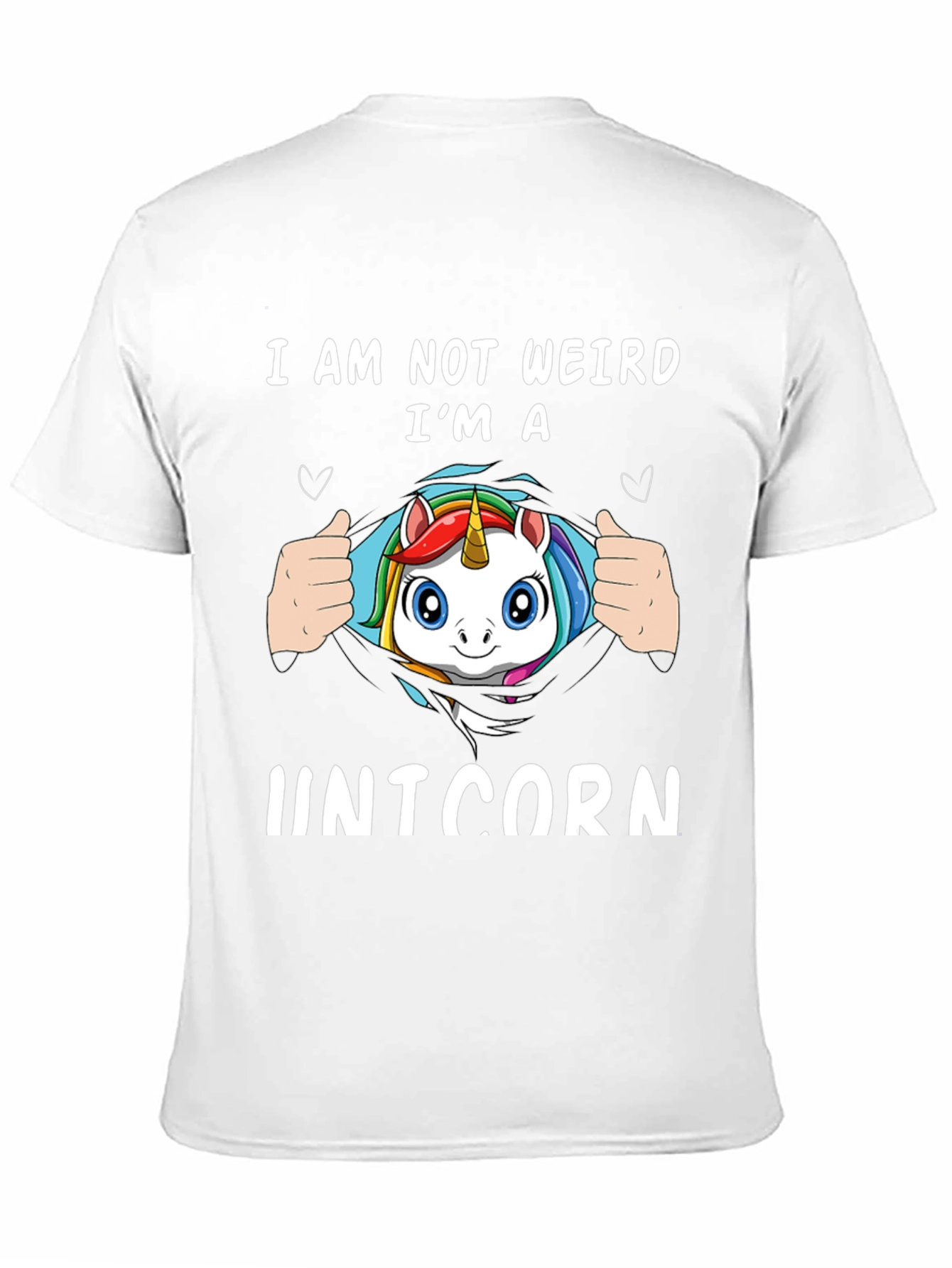 Im a Unicorn Black T-Shirt