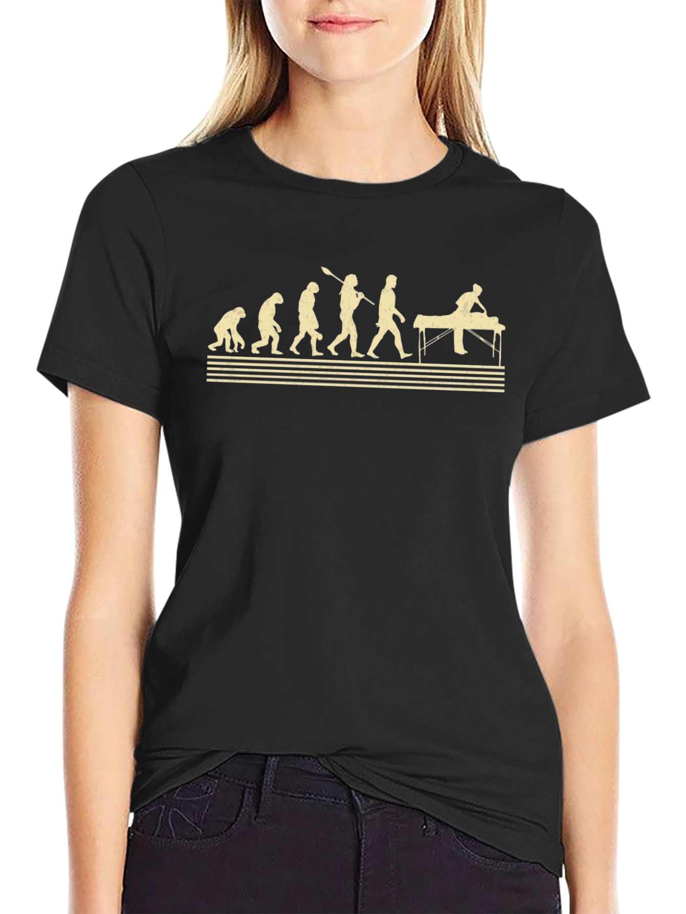 Evolution of Massage Therapist Funny T-Shirt