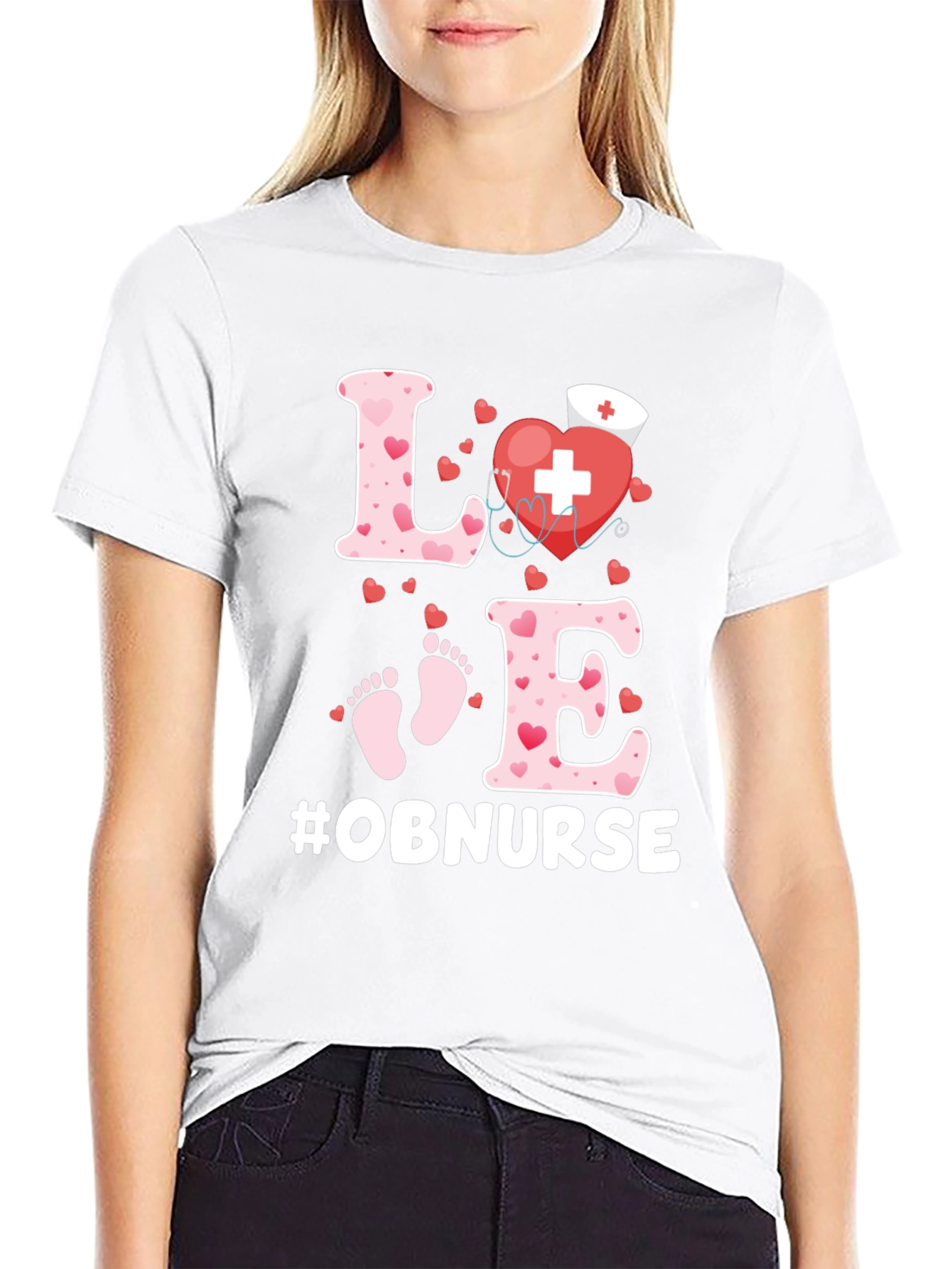 OB Nurse Love Heartbeat Shirt