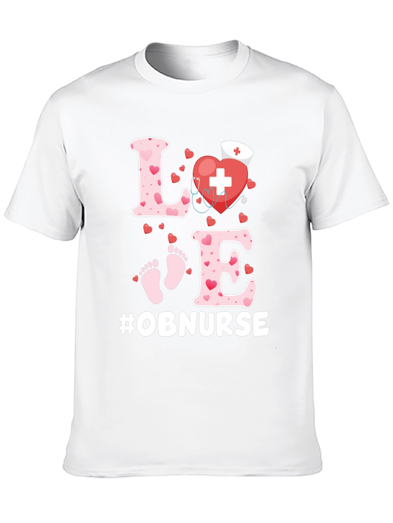 OB Nurse Love Heartbeat Shirt