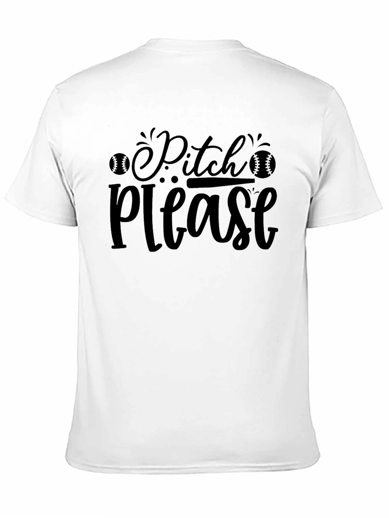 Pitch Please T-Shirt - Baseball Fan Tee