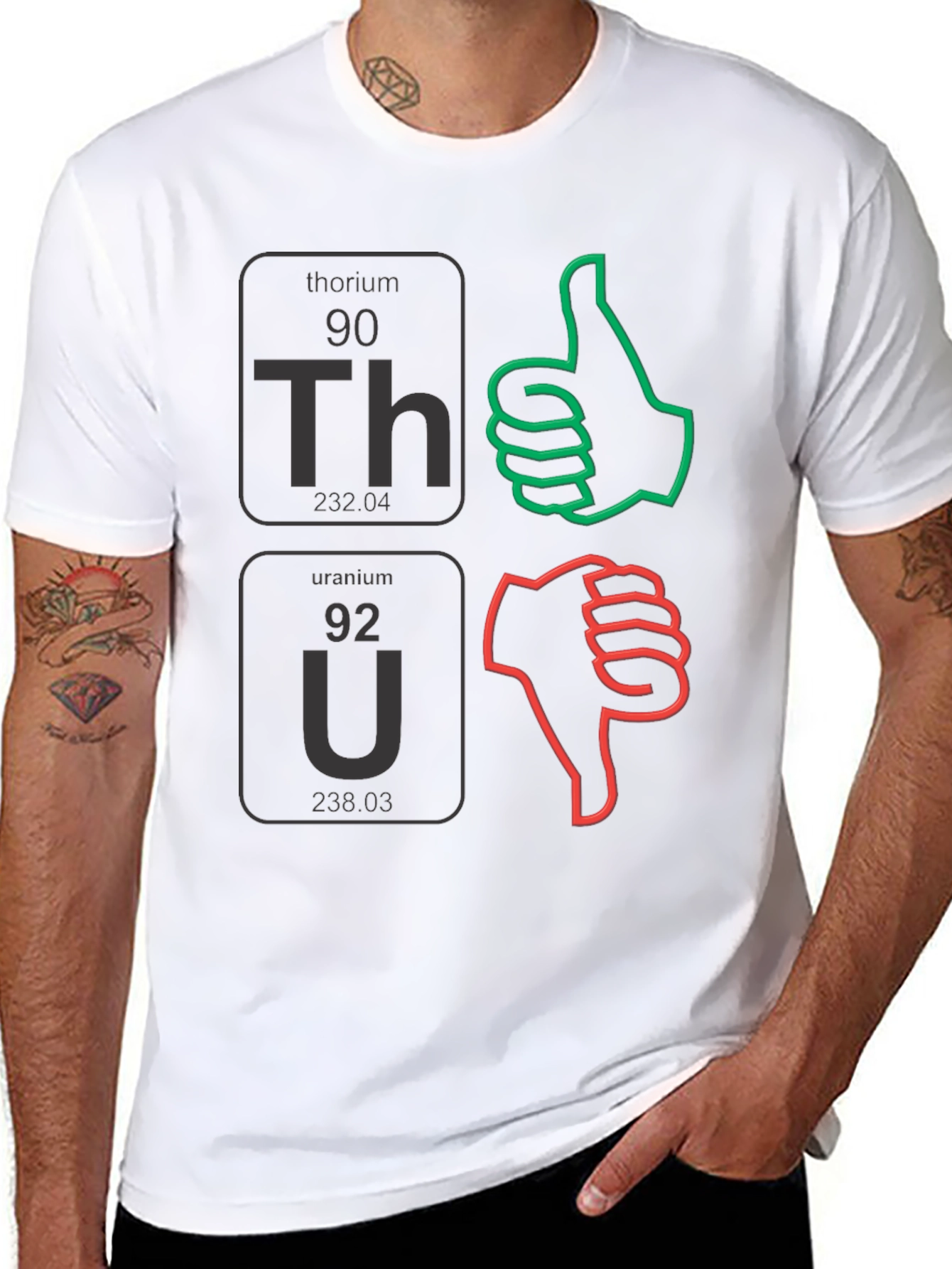 Science Humor T-Shirt: Thorium & Uranium Approval